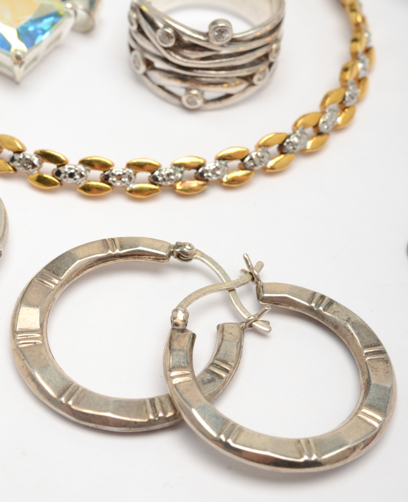 Group of Sterling Silver Jewelry