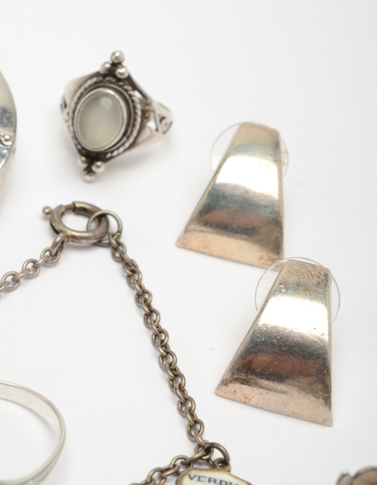 Group of Sterling Silver Jewelry