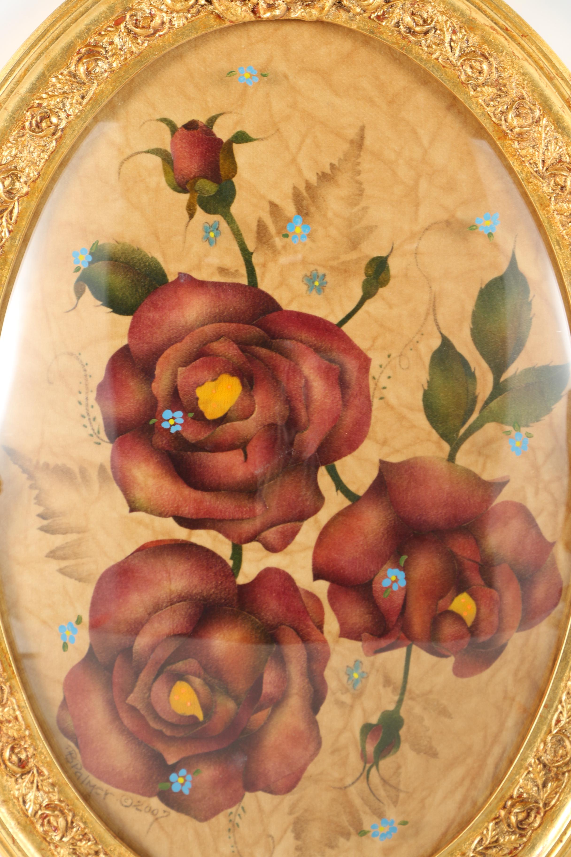 Barbara Palmer Airbrush Painting on Velour