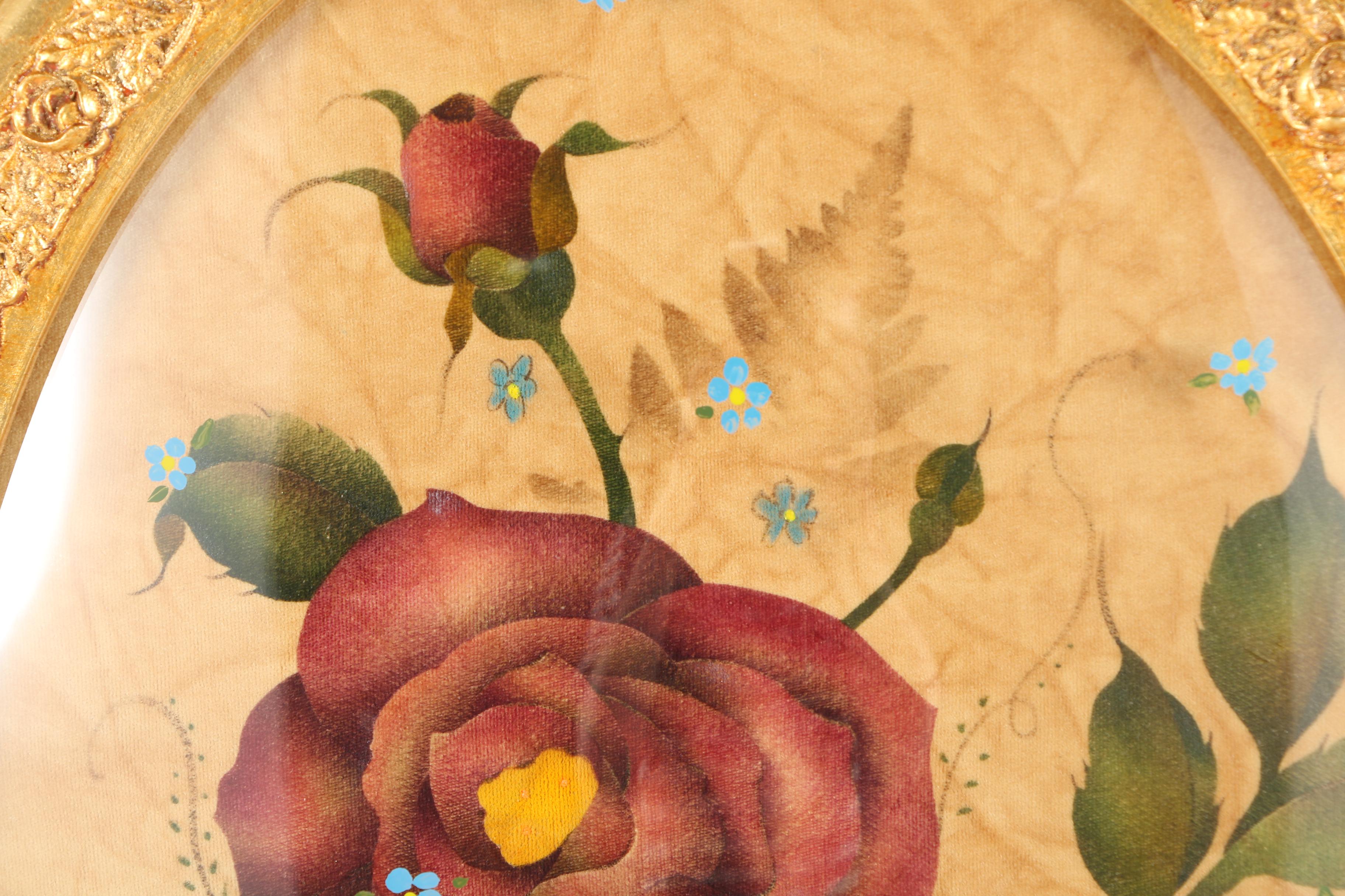 Barbara Palmer Airbrush Painting on Velour