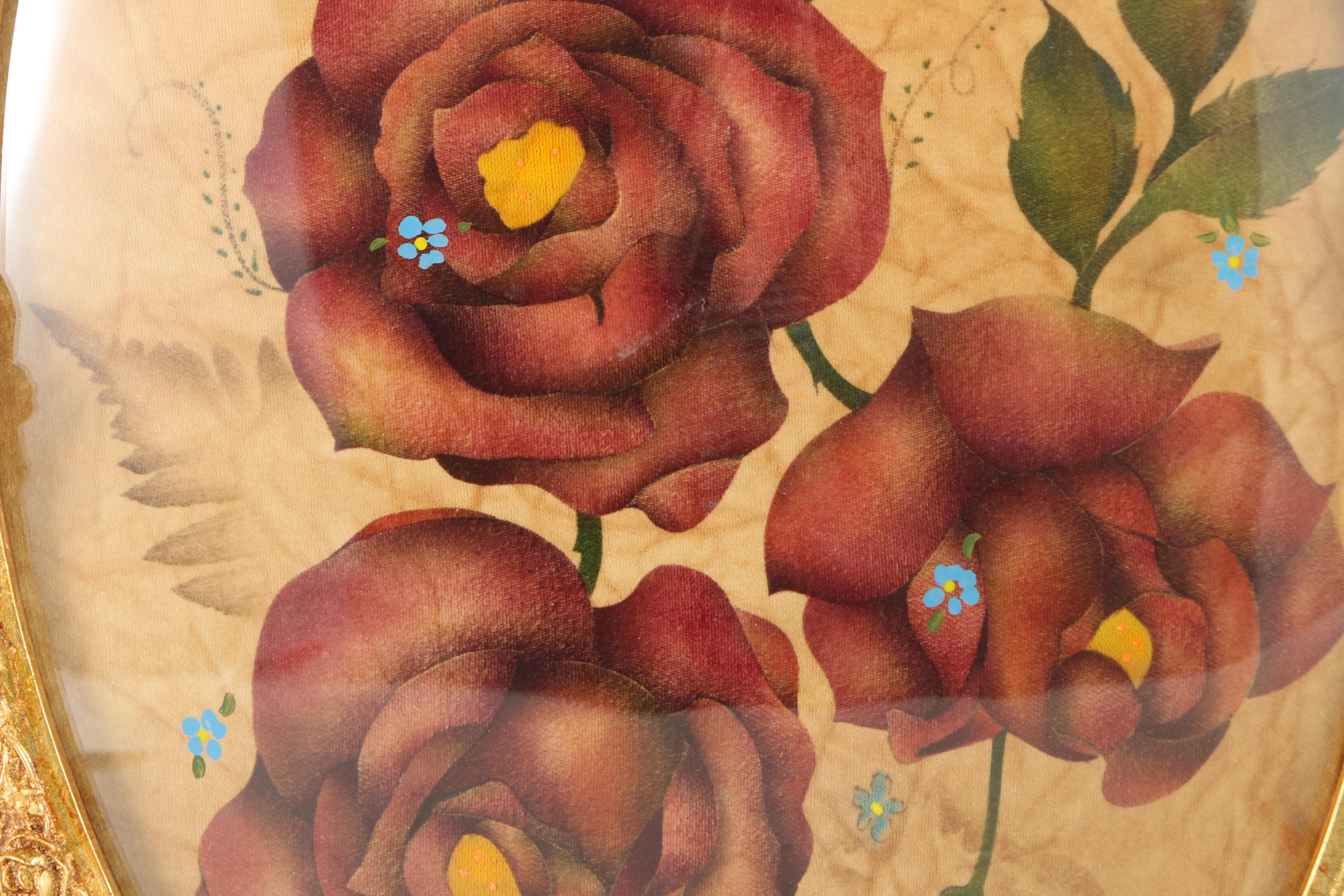 Barbara Palmer Airbrush Painting on Velour