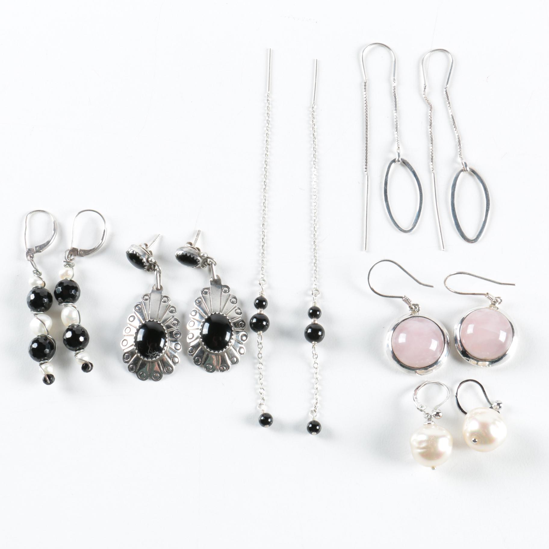 Assorted Sterling Silver Earrings