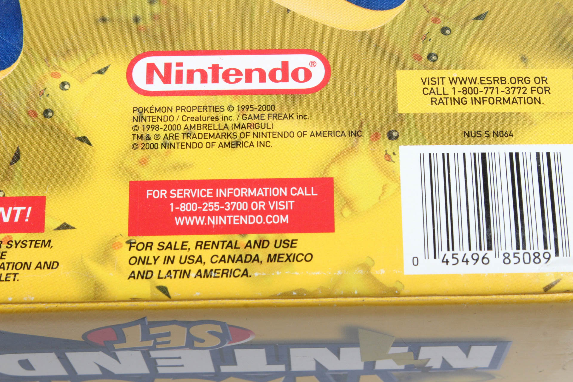 Special Edition Pikachu Nintendo 64