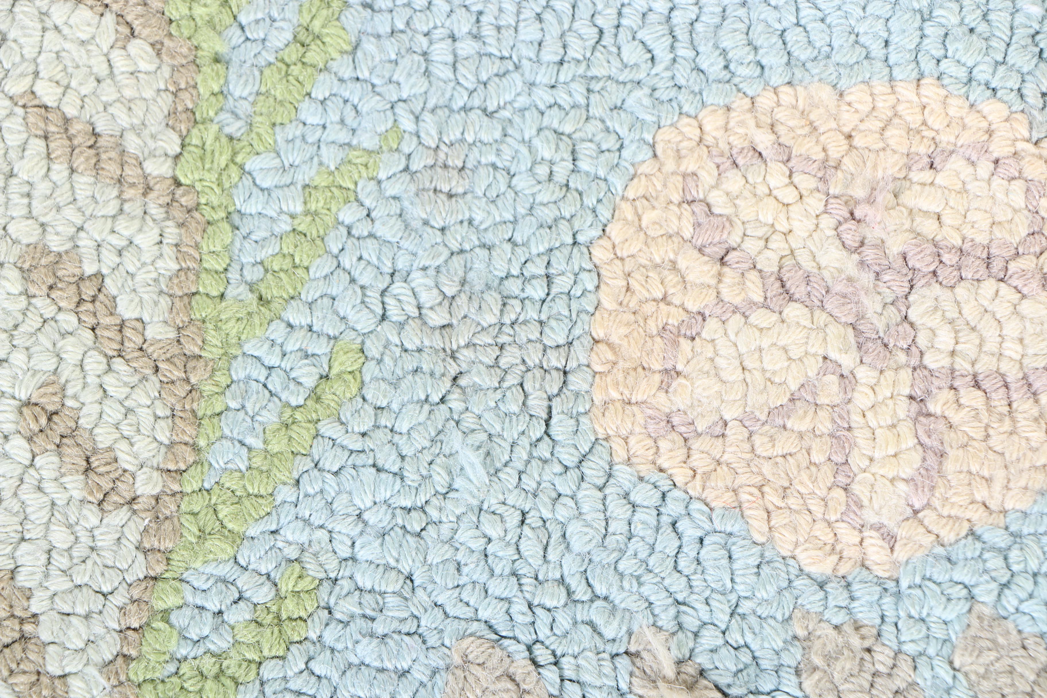 Pair of Claire Murray Handmade Nautical Themed Wool Rugs