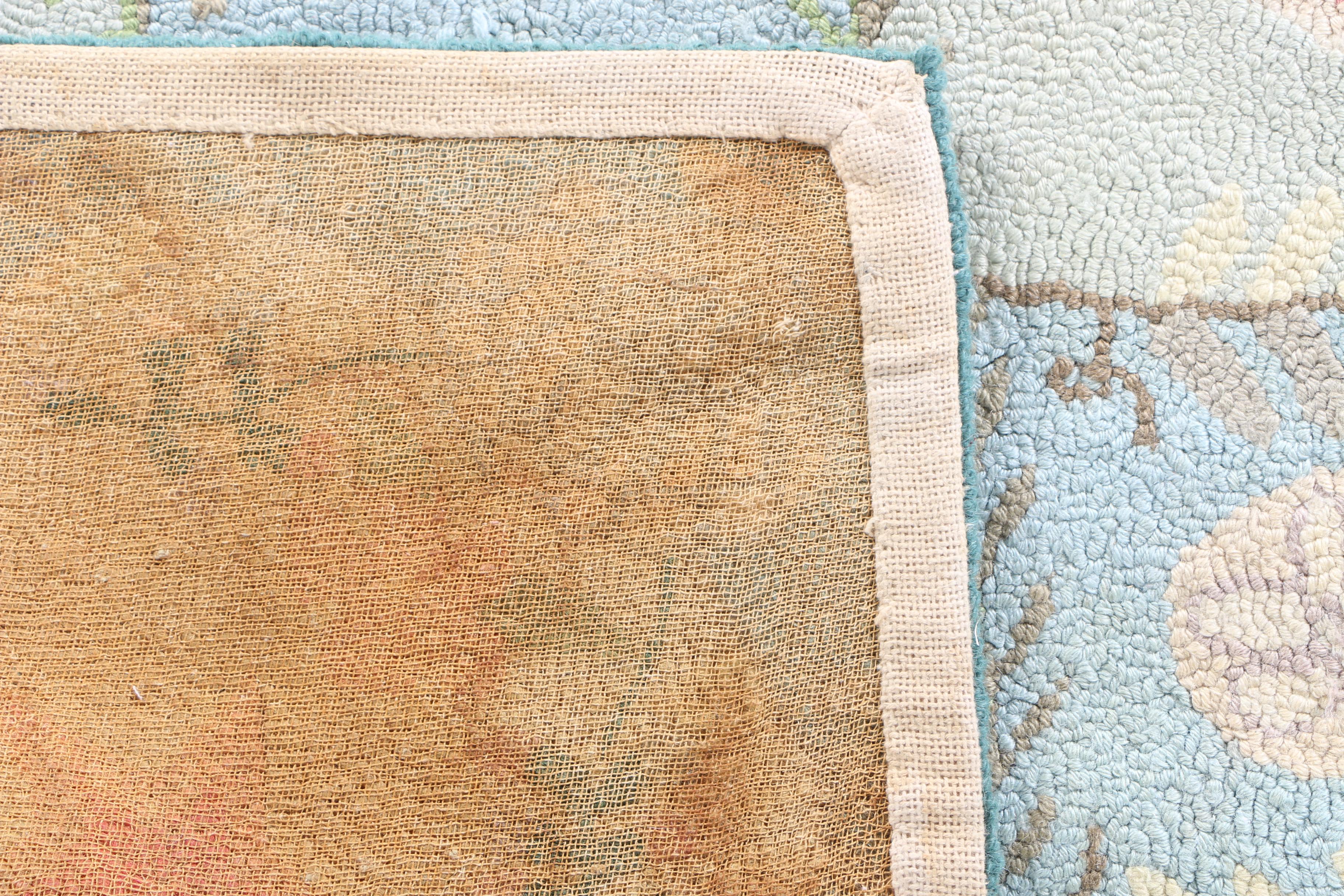 Pair of Claire Murray Handmade Nautical Themed Wool Rugs