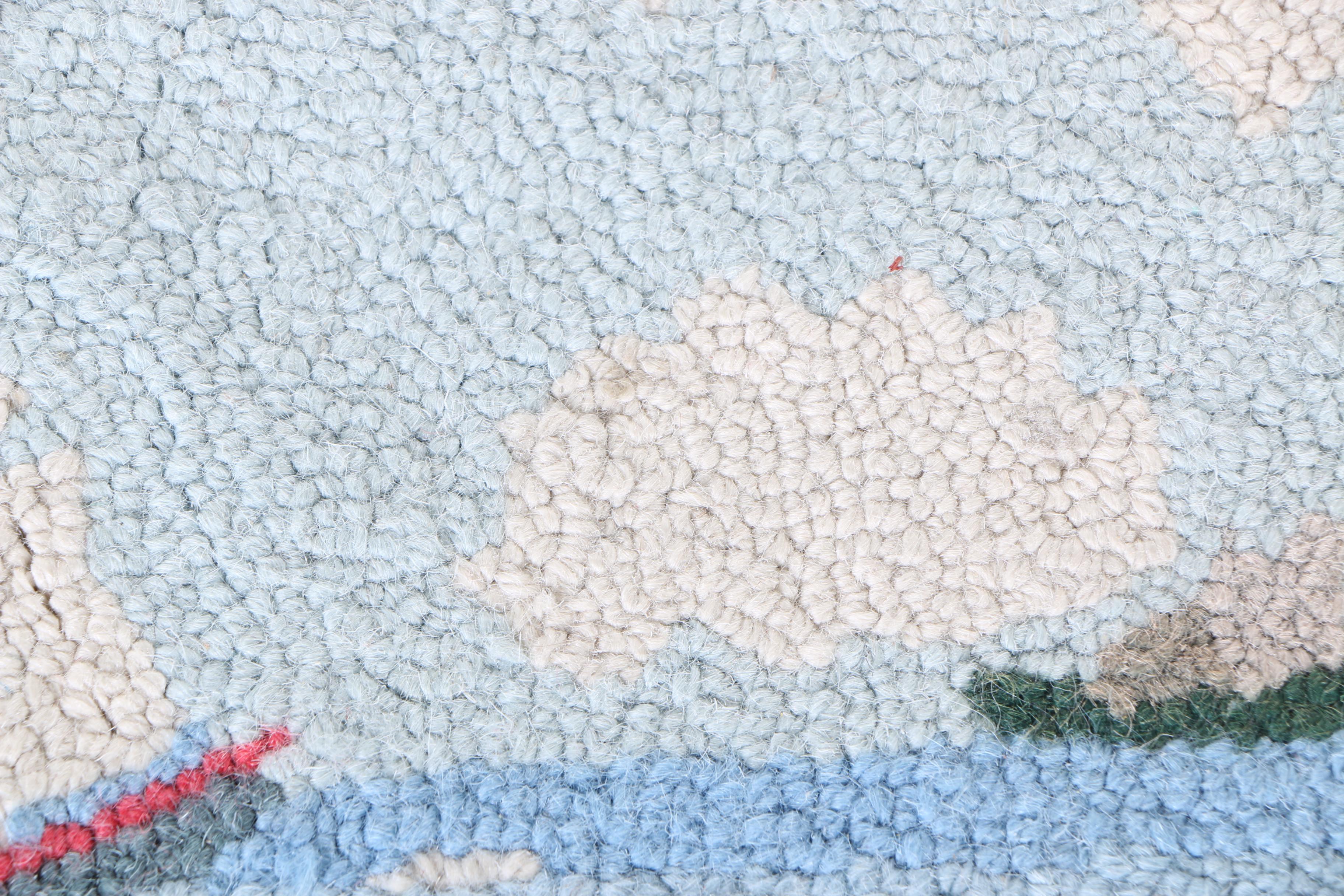 Pair of Claire Murray Handmade Nautical Themed Wool Rugs