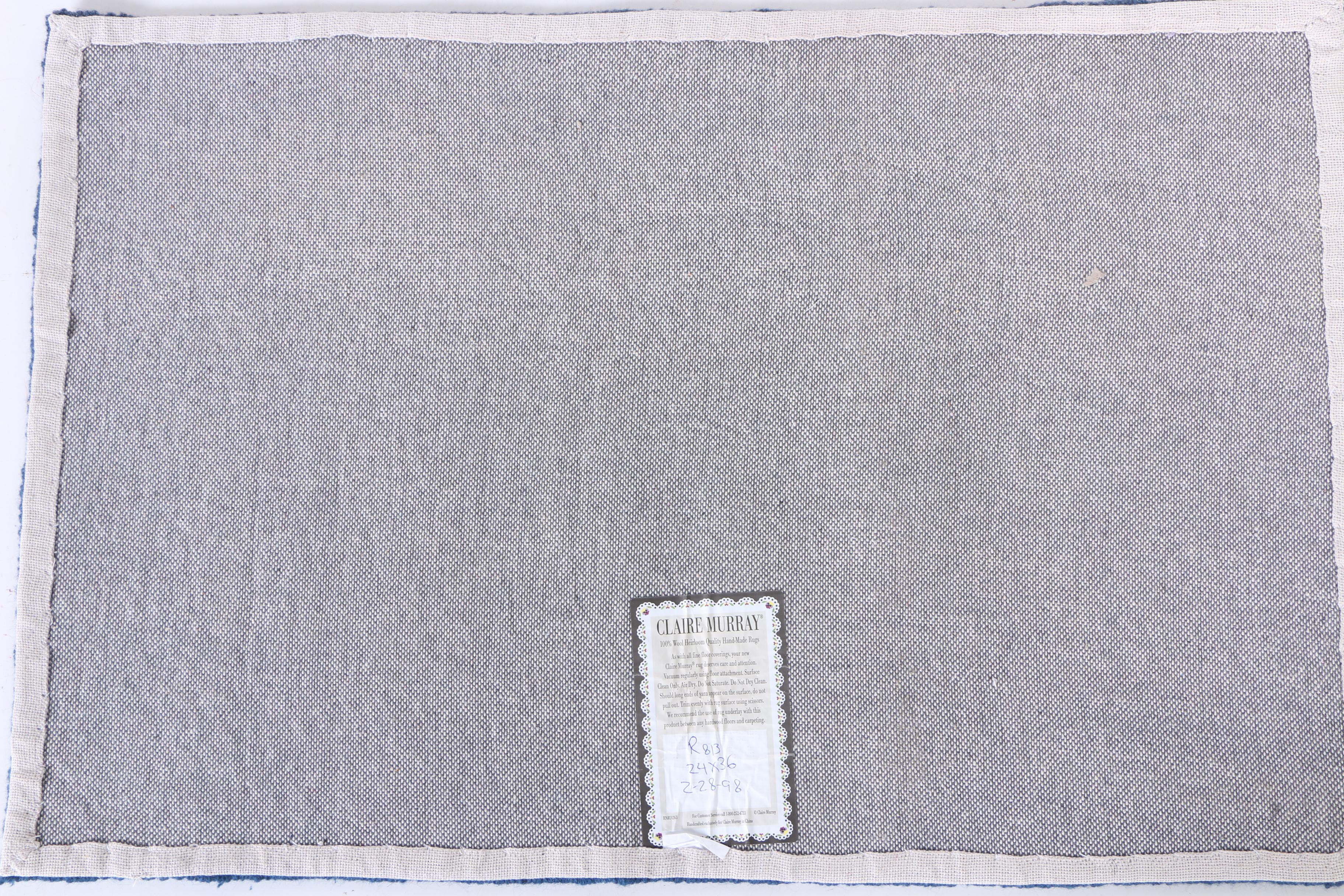 Pair of Claire Murray Handmade Nautical Themed Wool Rugs