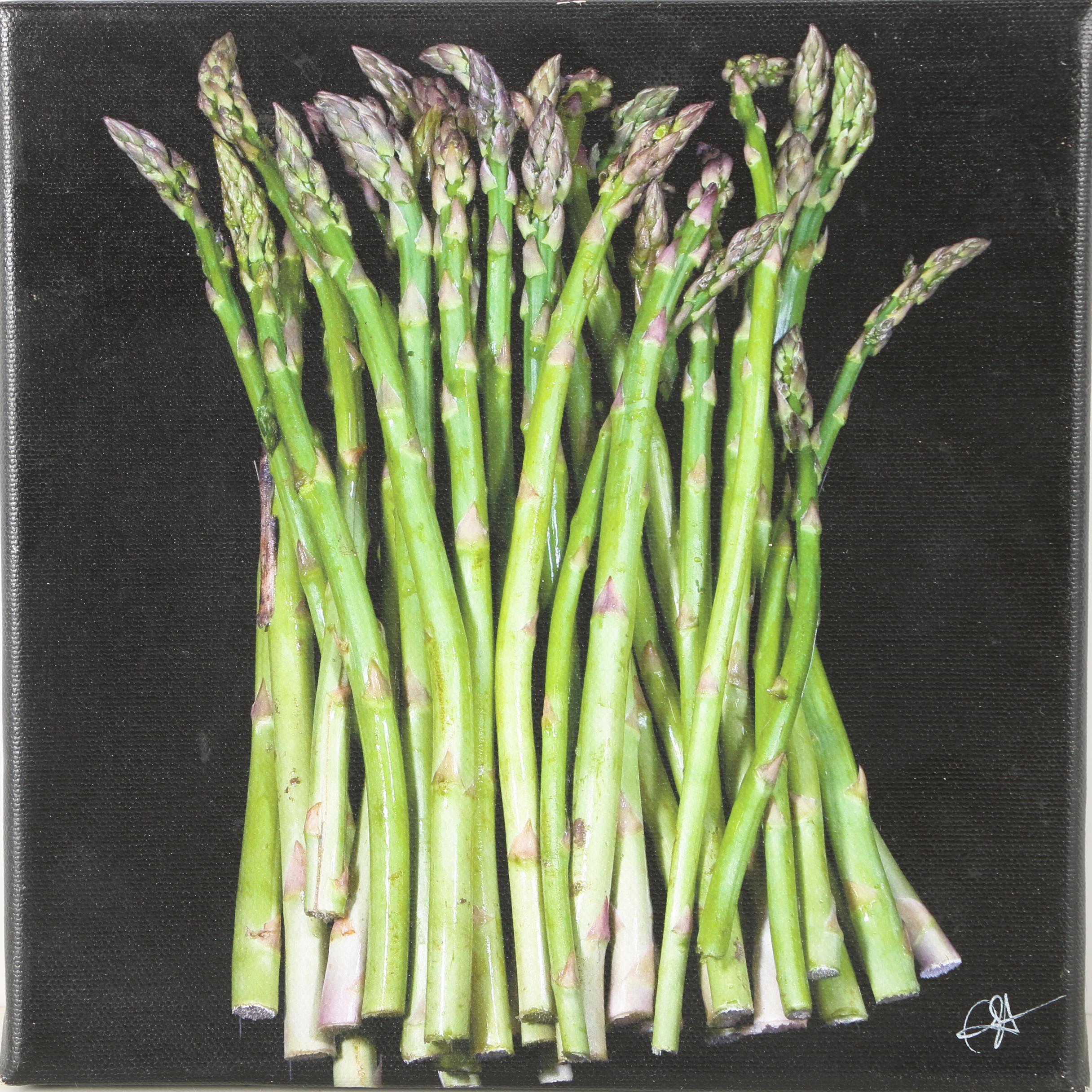 Charles E. Hull Signed Giclee Depicting Asparagus