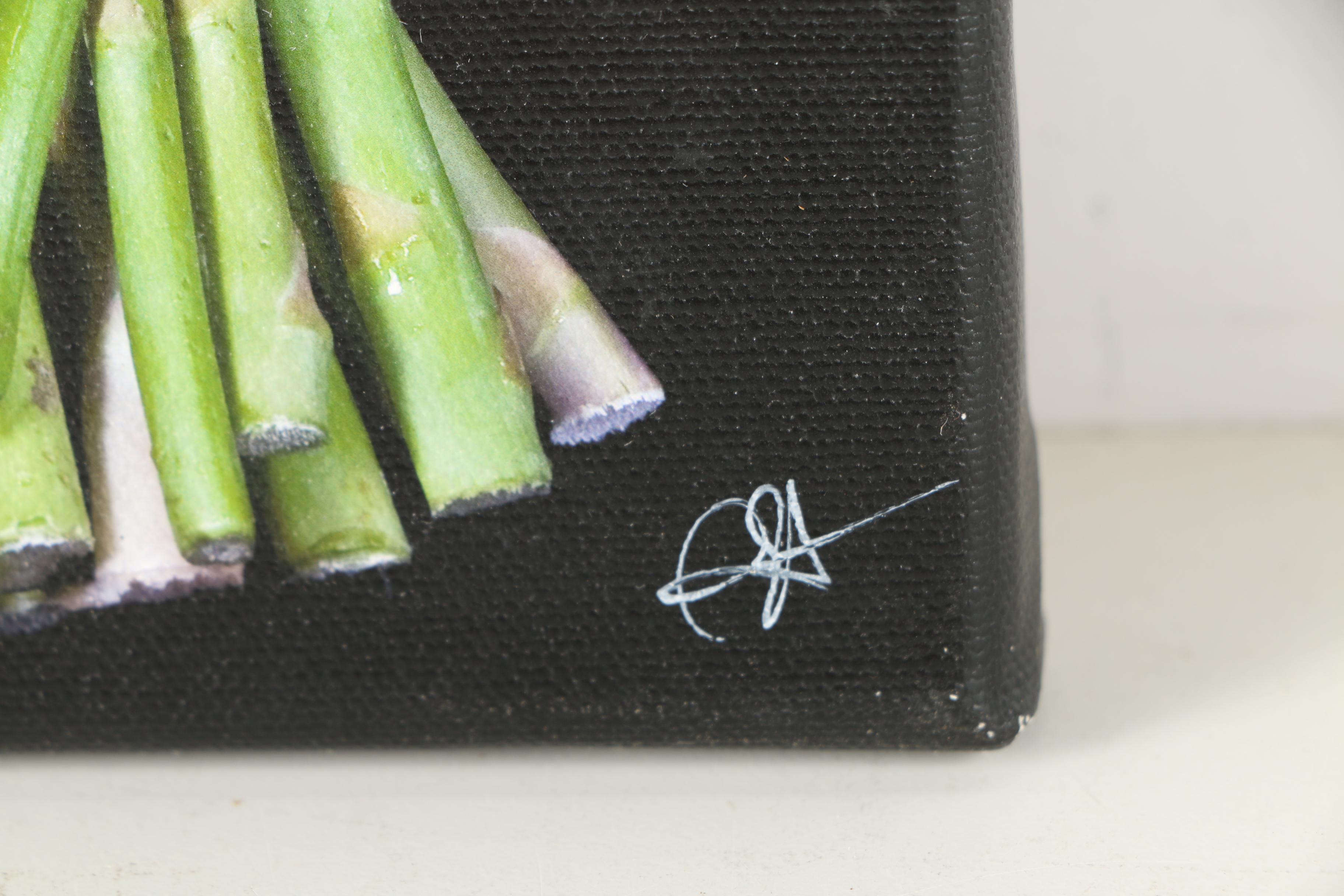 Charles E. Hull Signed Giclee Depicting Asparagus