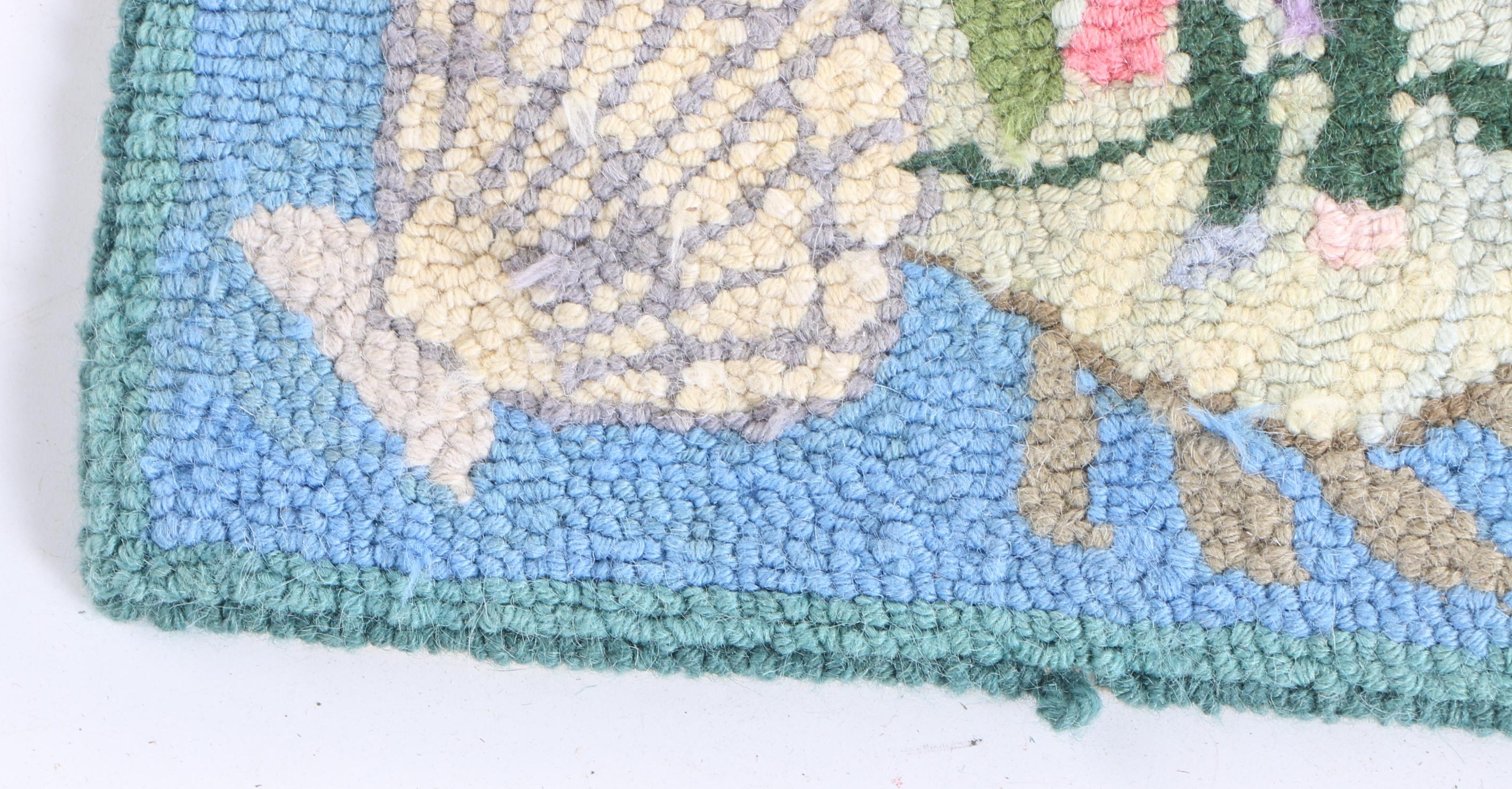 Pair of Claire Murray Handmade Nautical Themed Wool Rugs