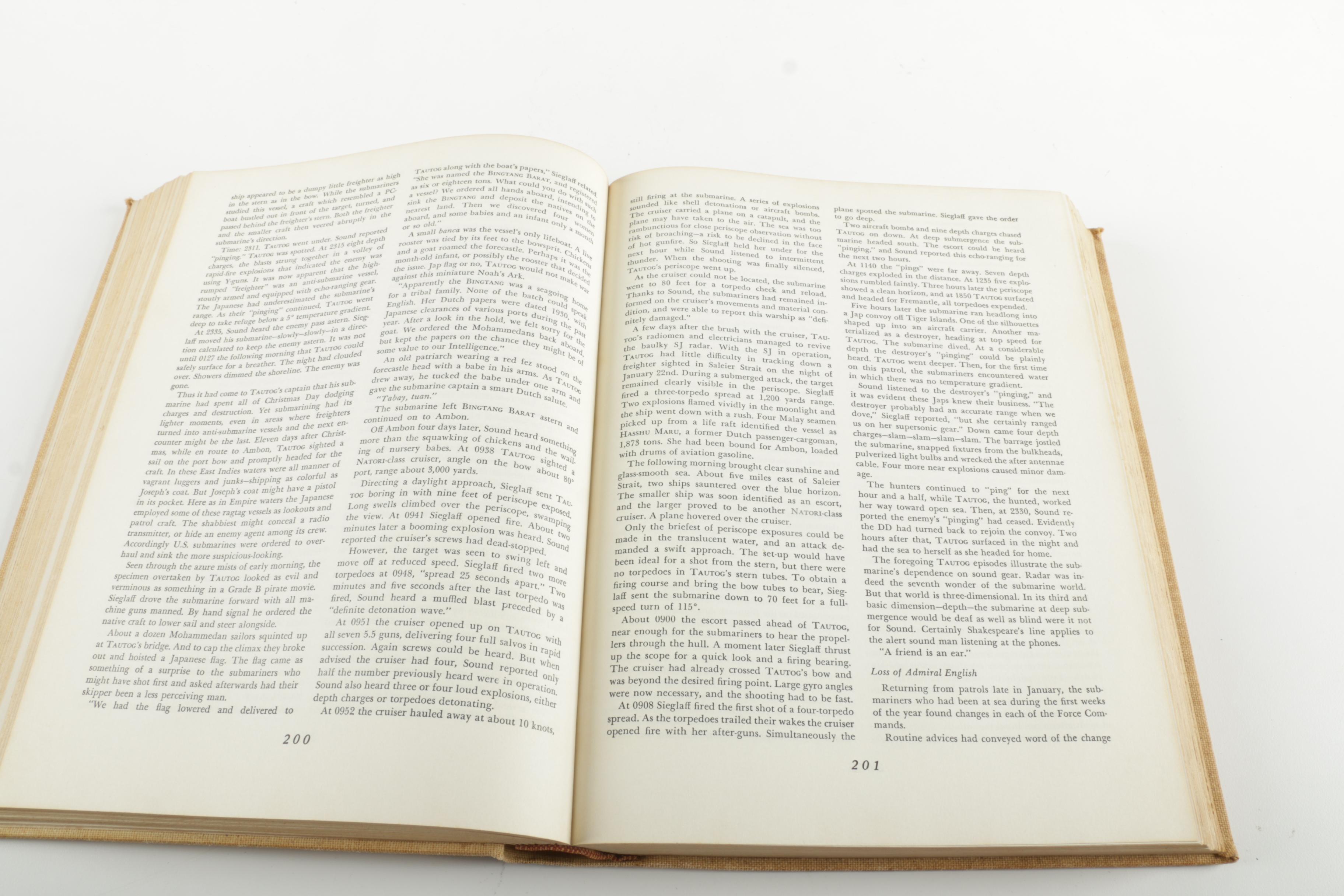 1958 "United States Submarine Operations in World War II" by Roscoe