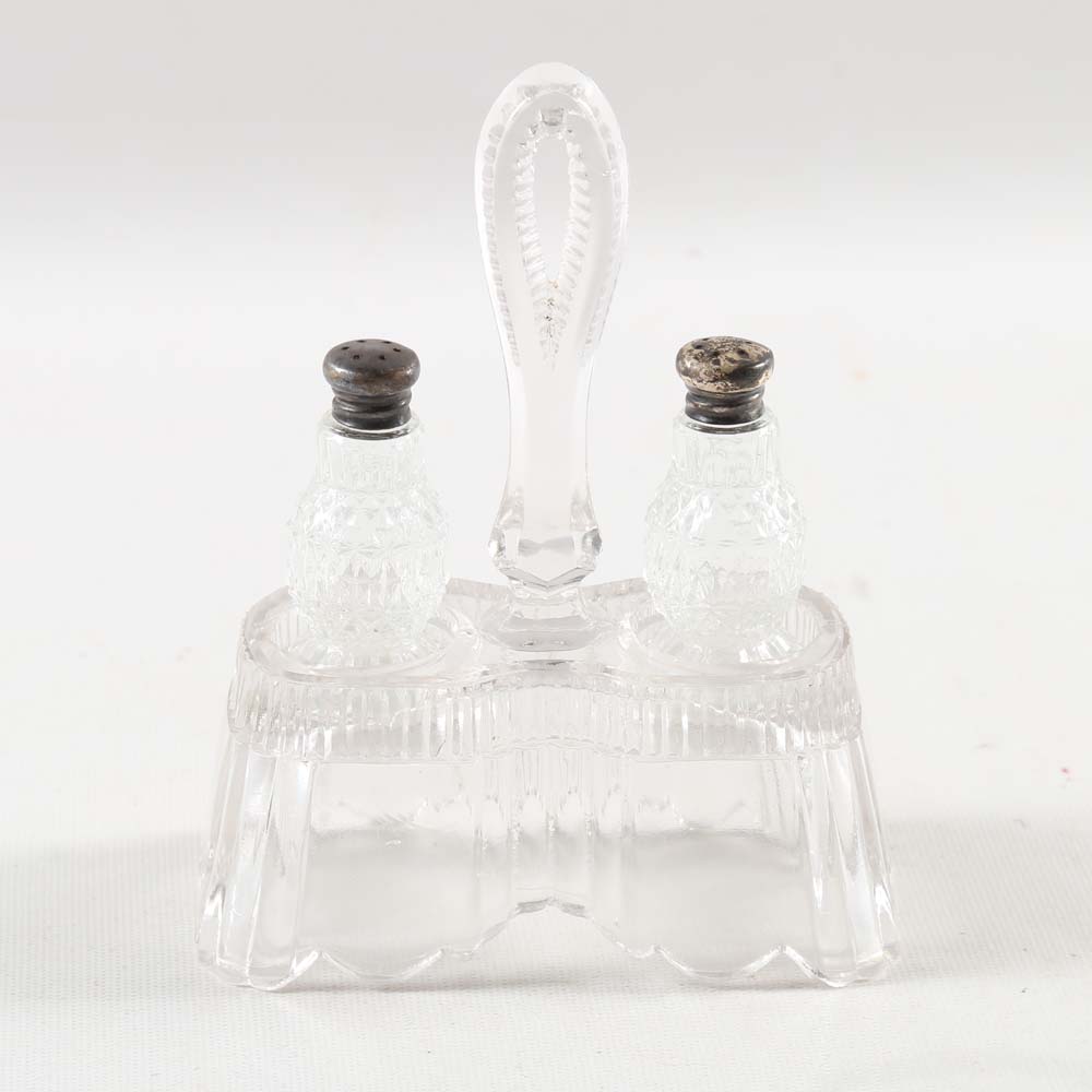 Vintage Pressed Glass Serving Pieces