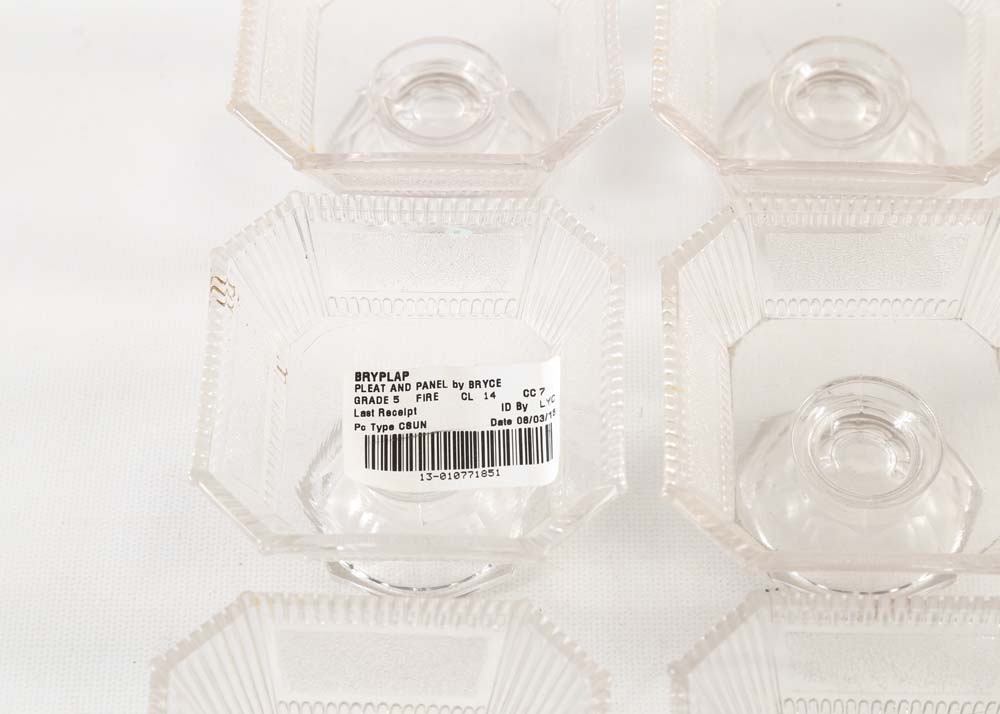 Bryce "Pleat and Panel" Sundae Dishes