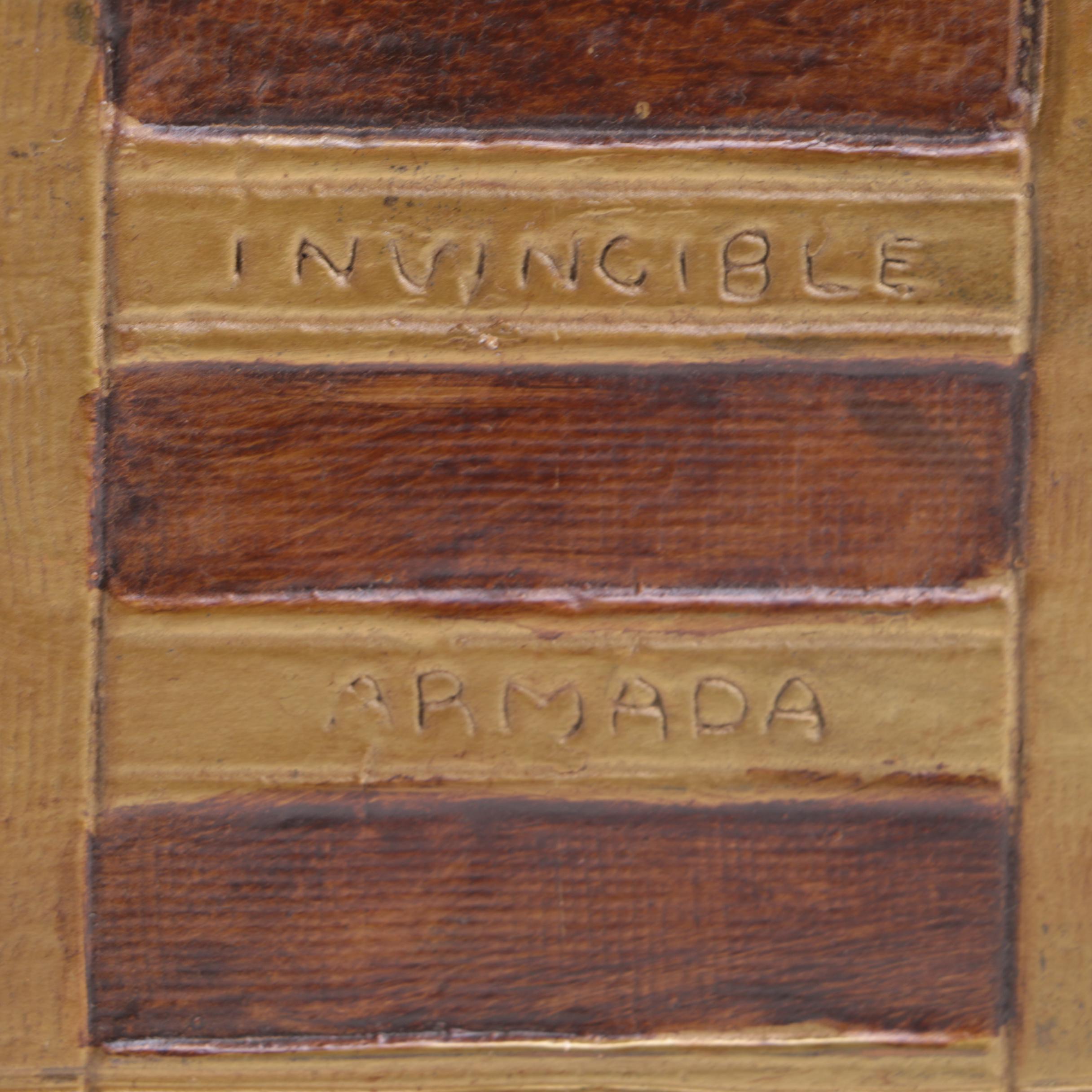 Single "Invincible Armada" Bookend by Armor Bronze