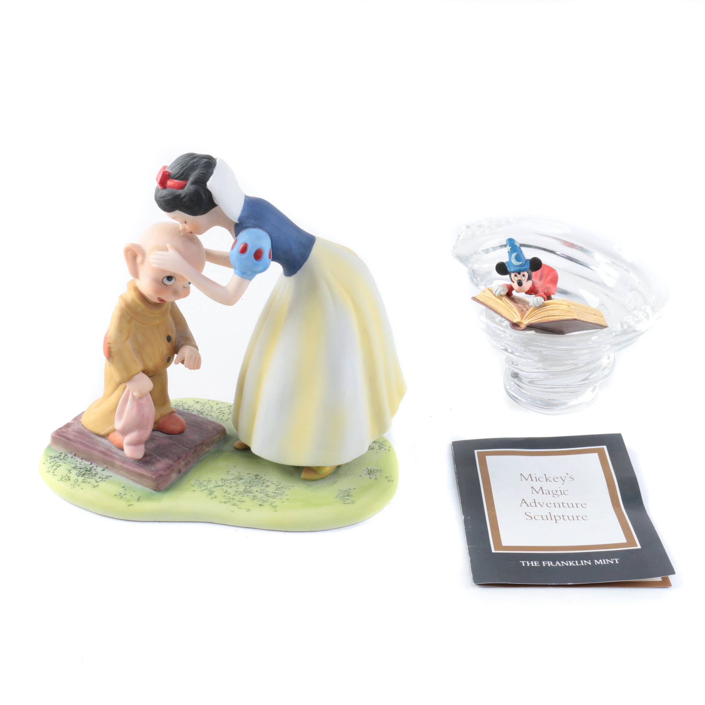 "Fantasia" and "Snow White" Figurines