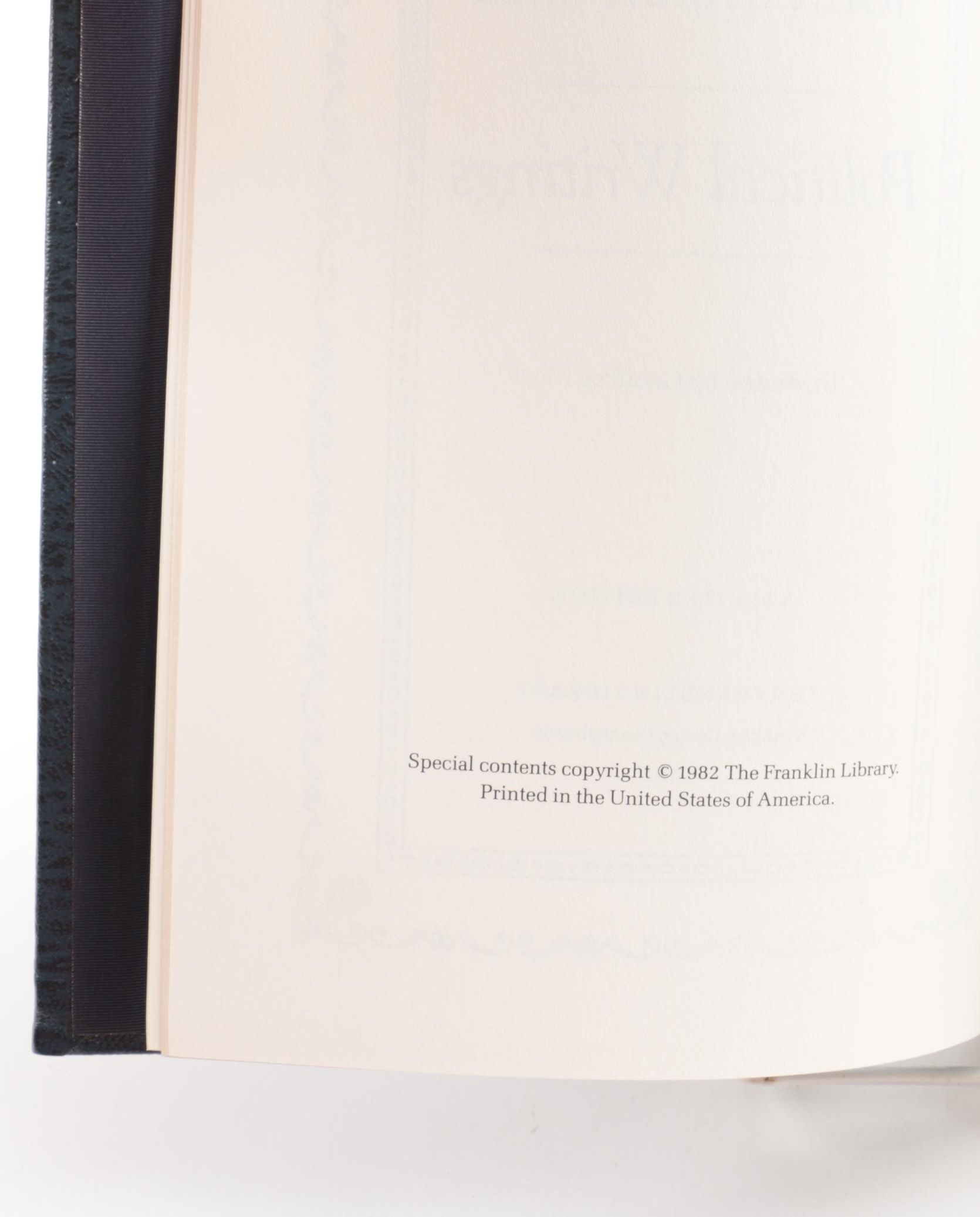 Franklin Library Edition Novels