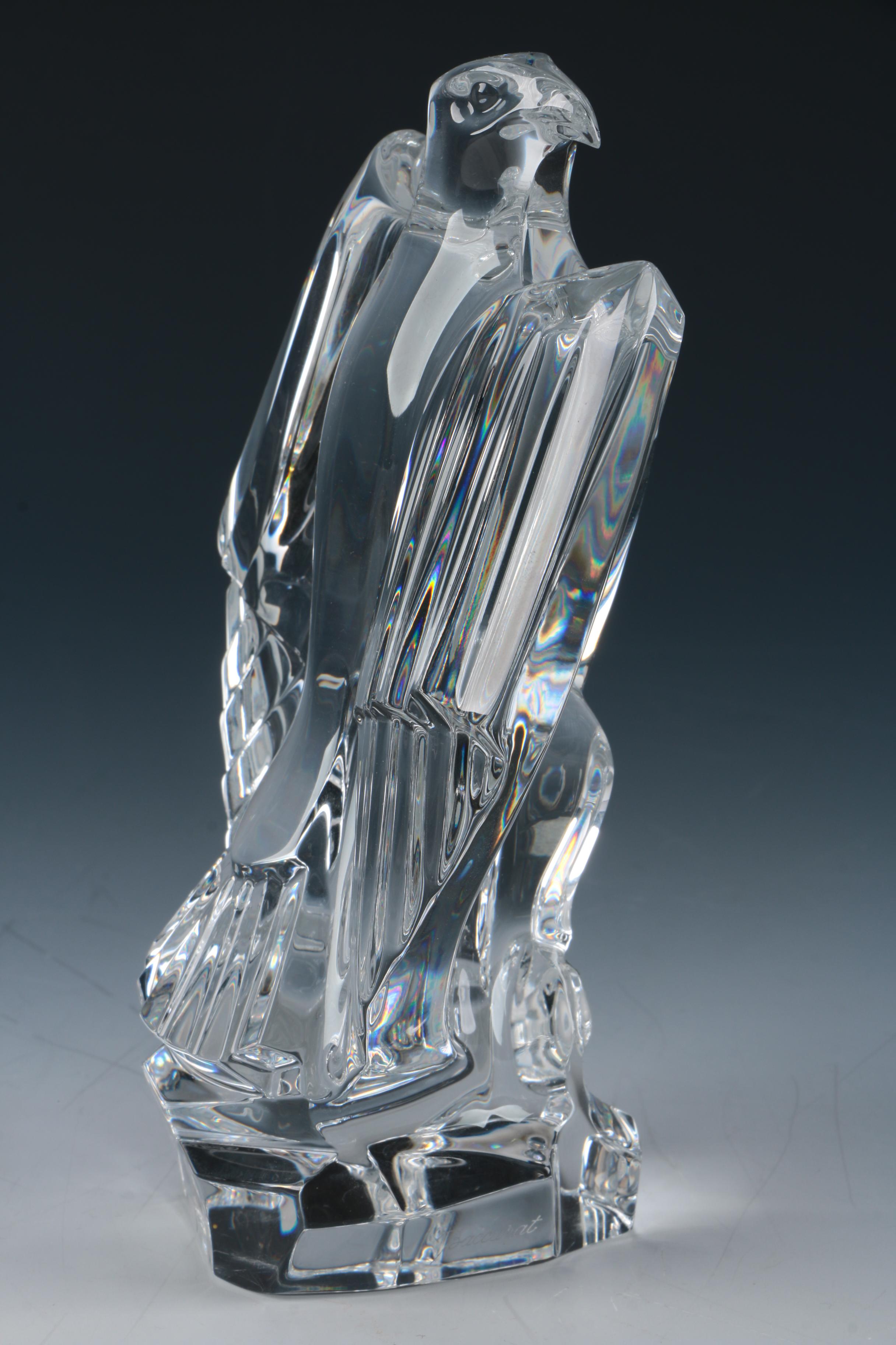 Baccarat Crystal Eagle Figurine