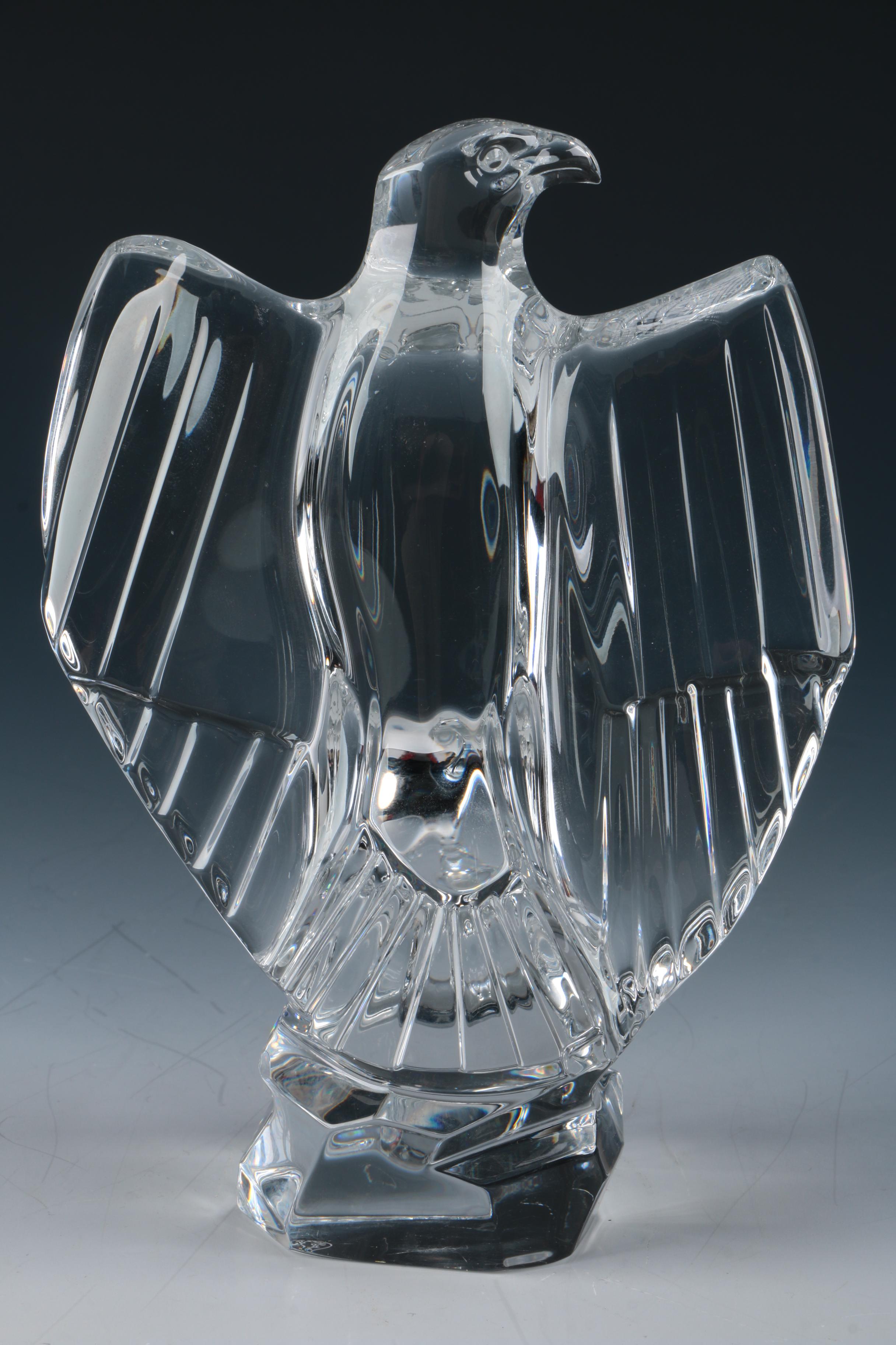 Baccarat Crystal Eagle Figurine