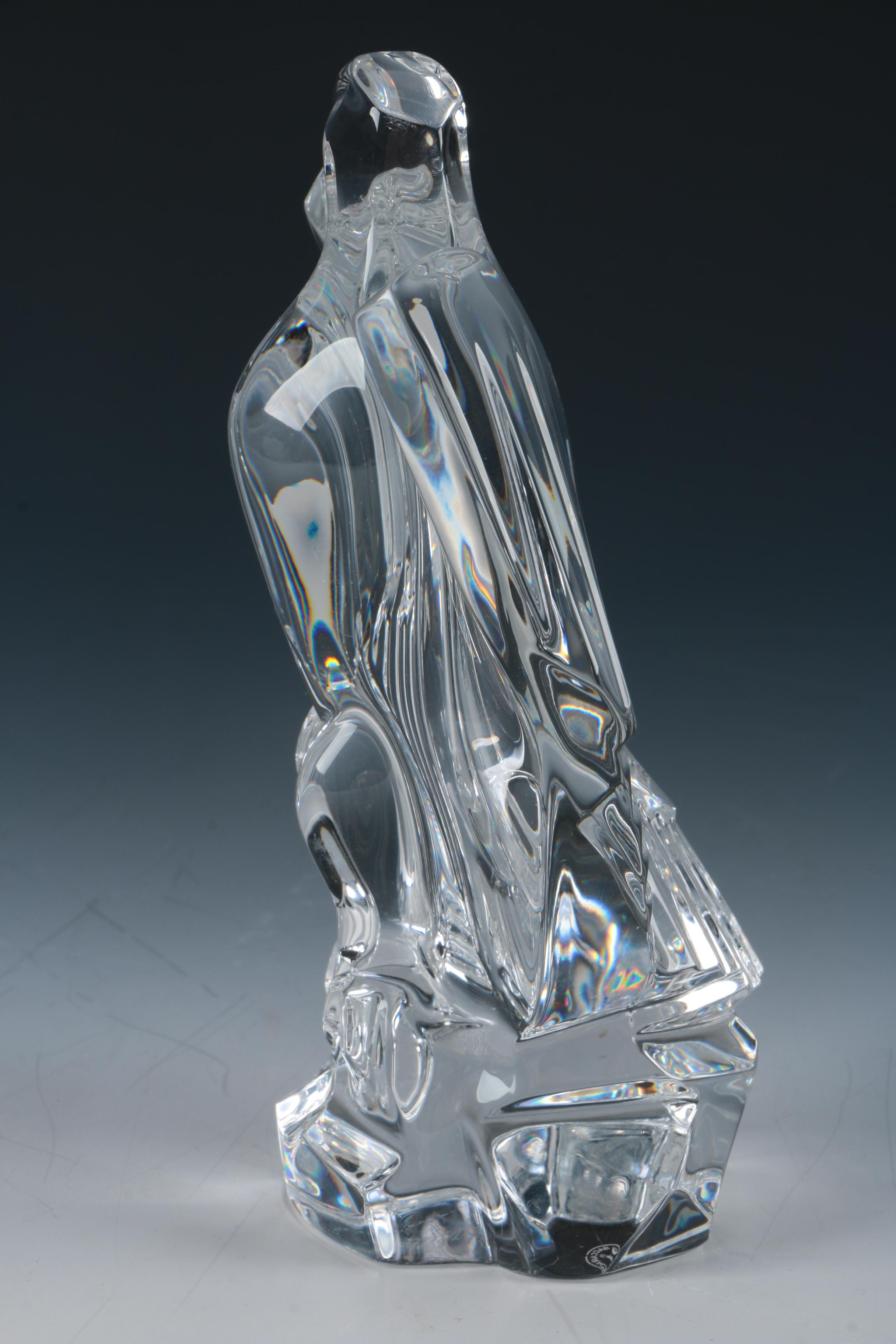 Baccarat Crystal Eagle Figurine