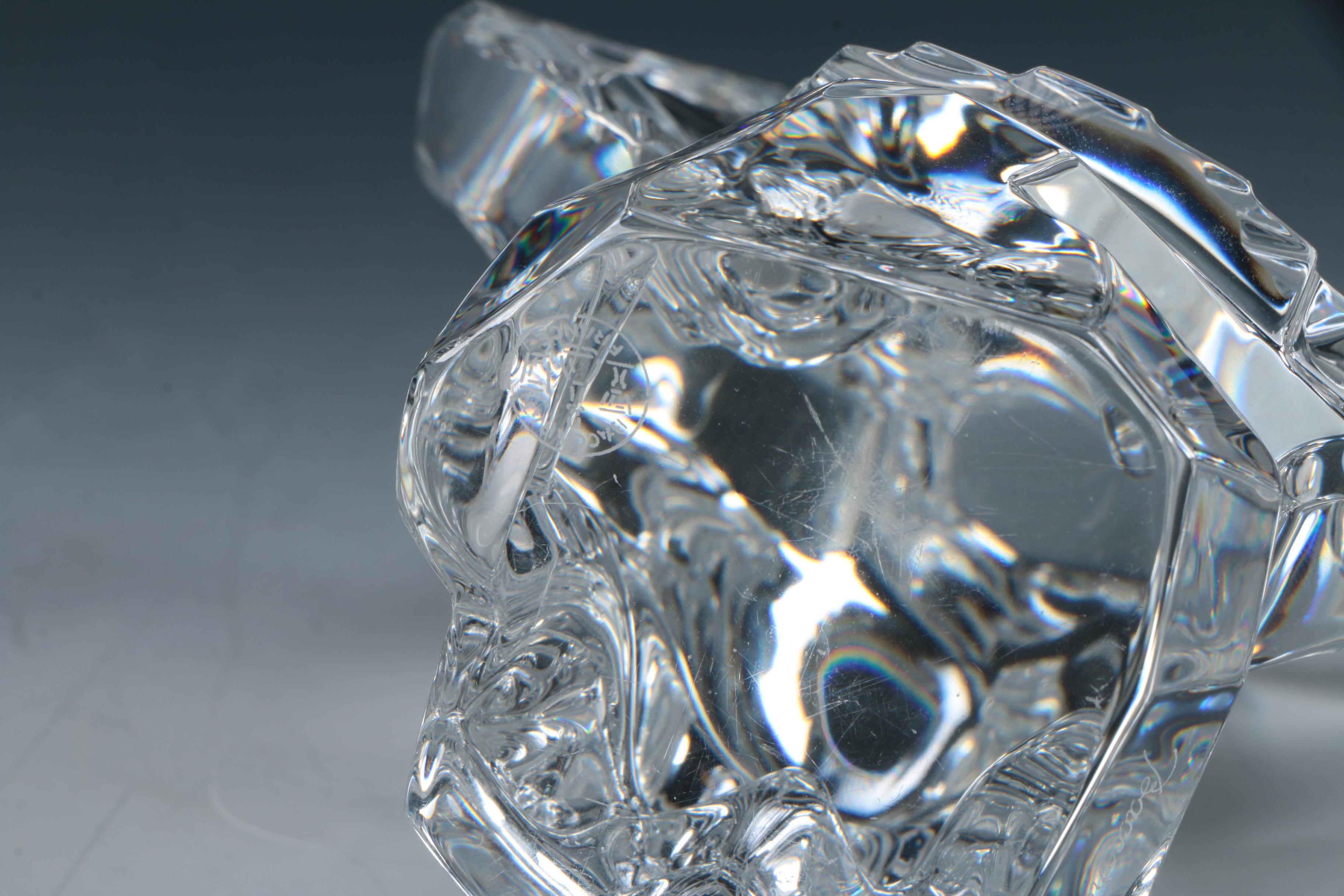 Baccarat Crystal Eagle Figurine