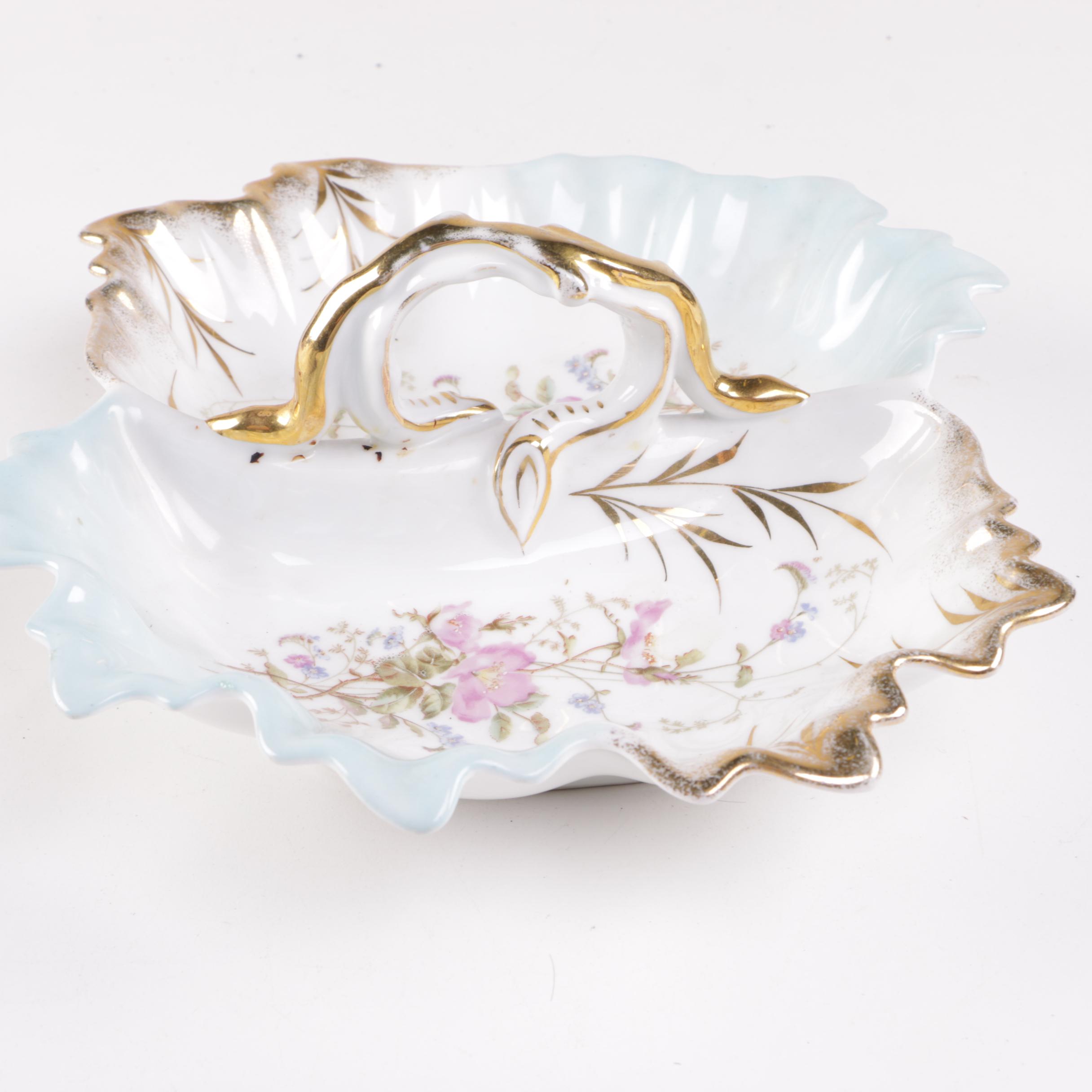 Antique Krister Porzellan-Manufaktur Serving Dish