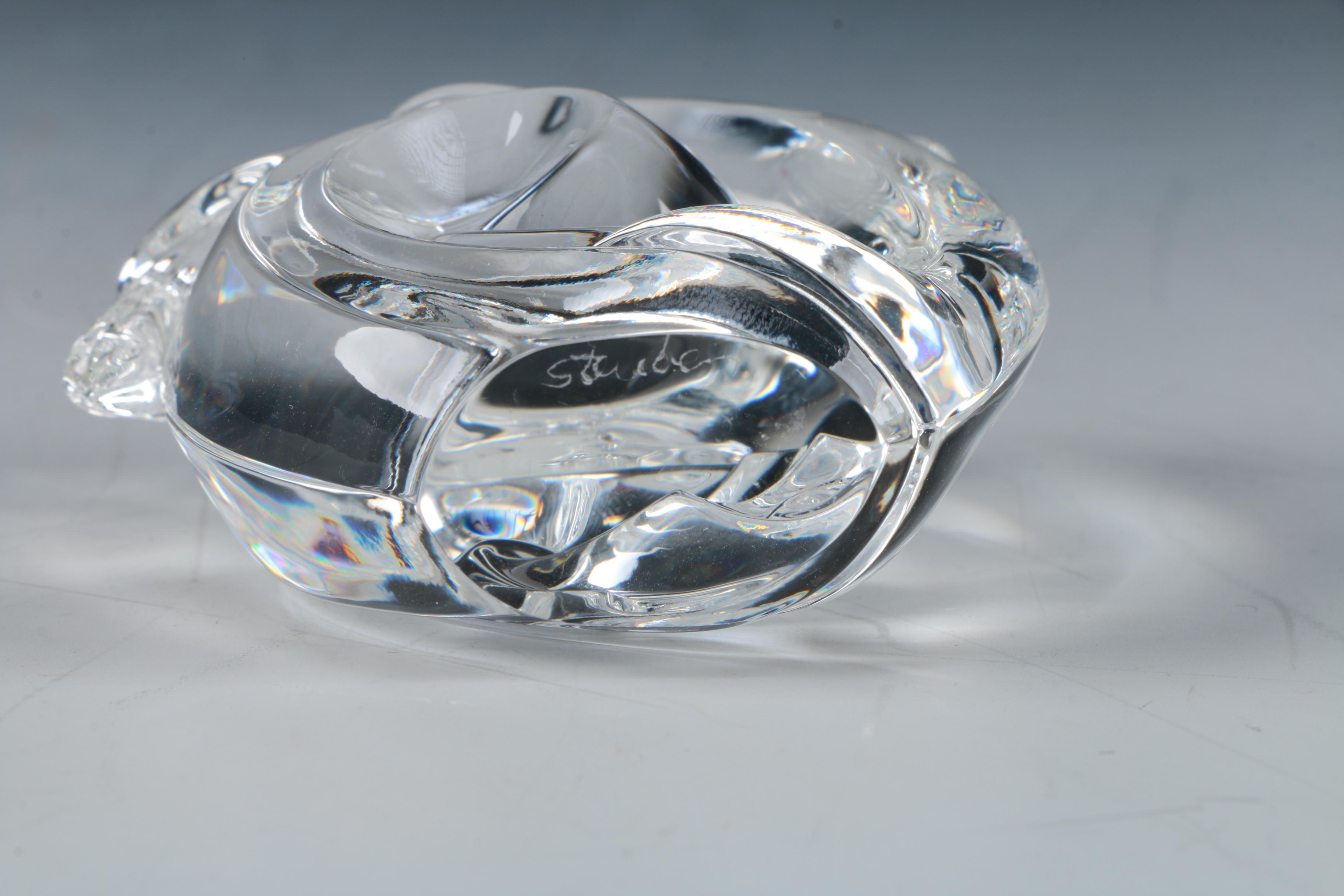 Steuben Glass Dolphin Figurine