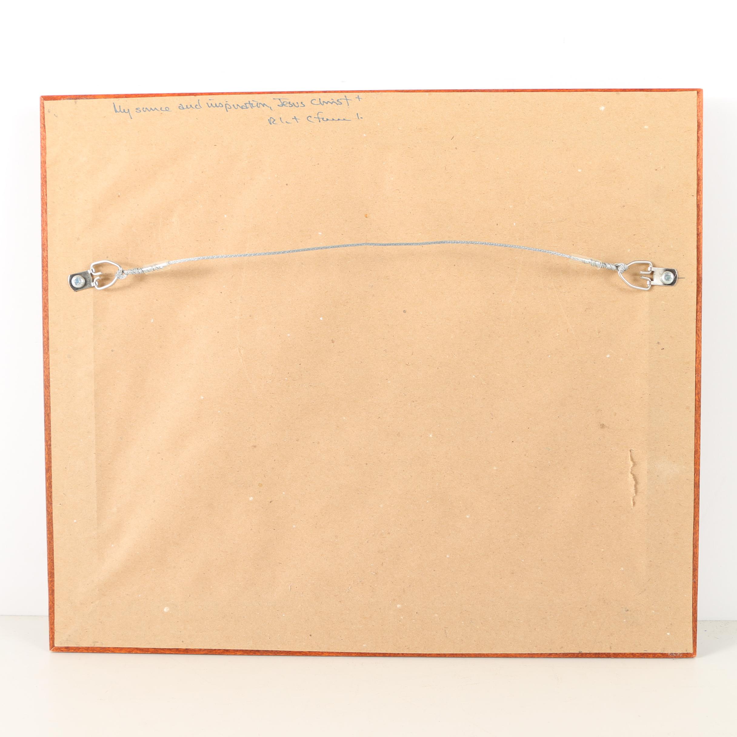 Signed Original Watercolor Painting of Swampland