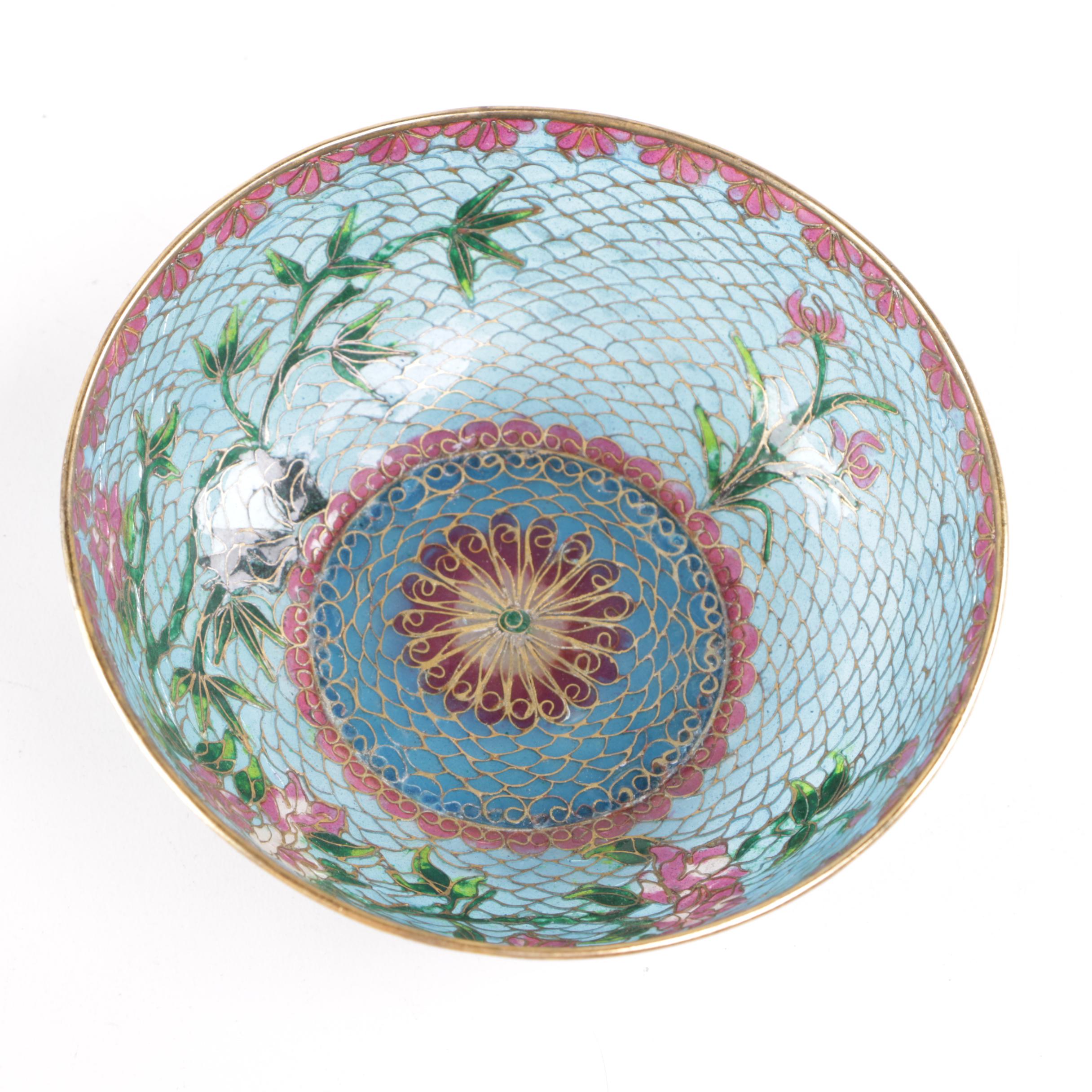 Chinese Plique-à-jour Bowl
