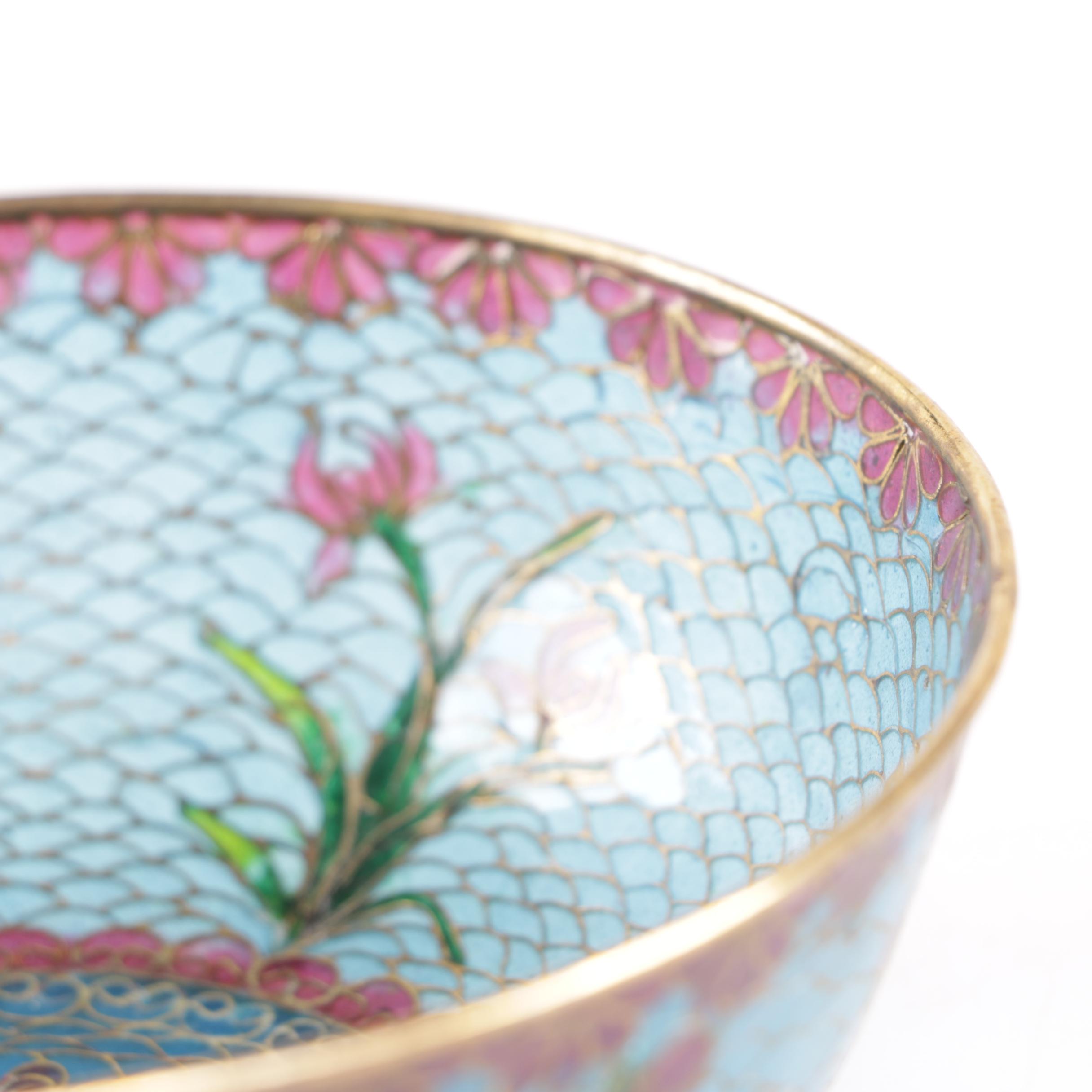 Chinese Plique-à-jour Bowl