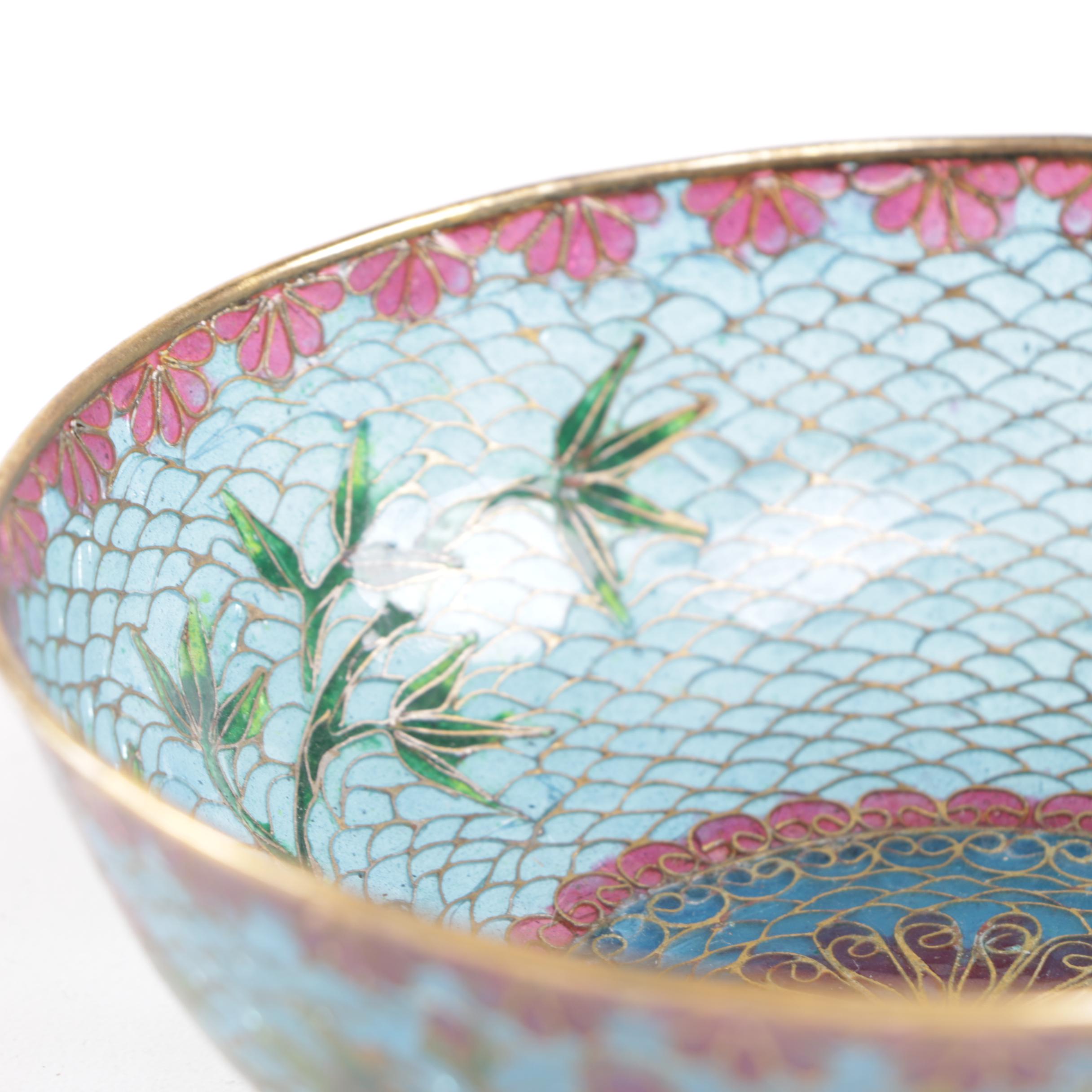 Chinese Plique-à-jour Bowl