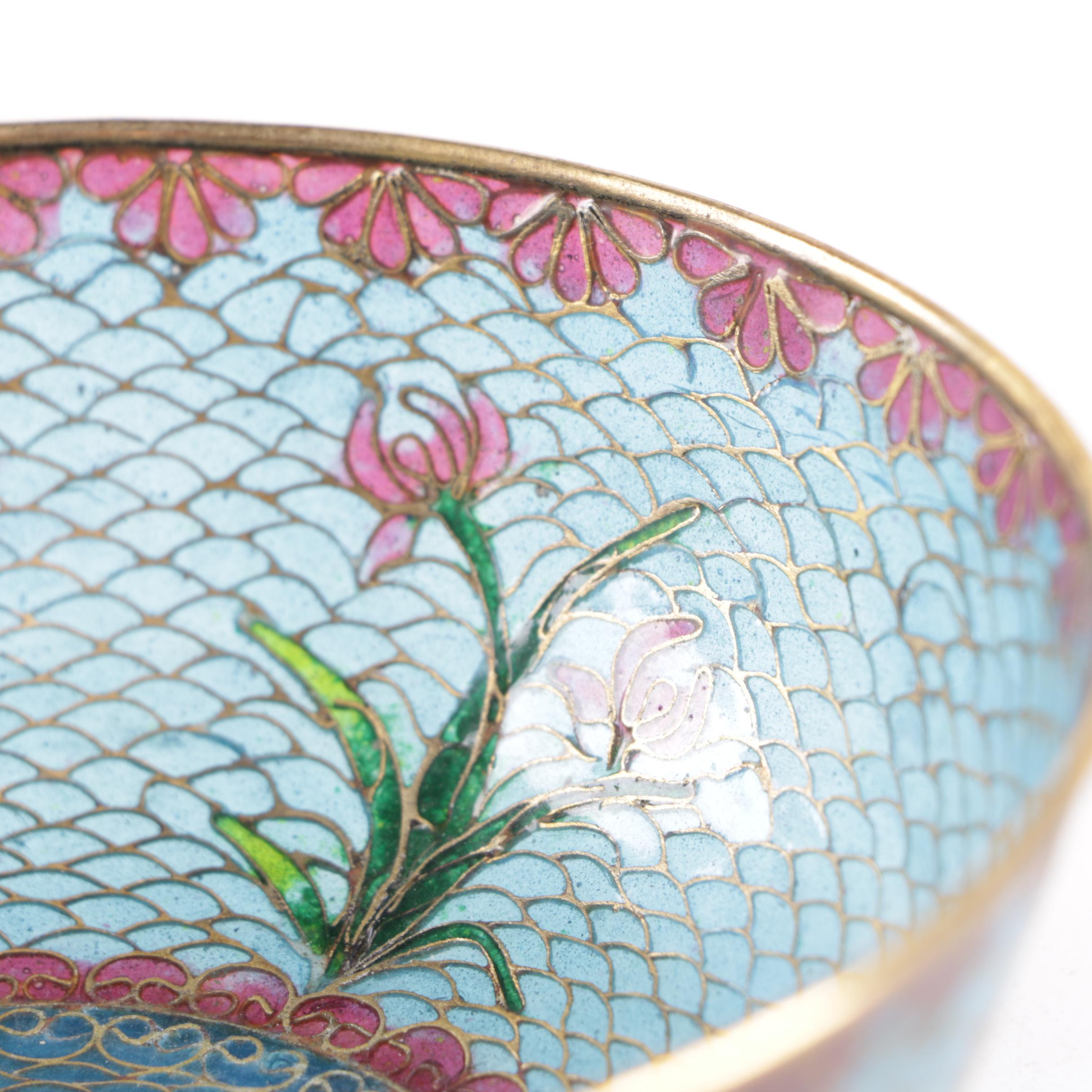 Chinese Plique-à-jour Bowl