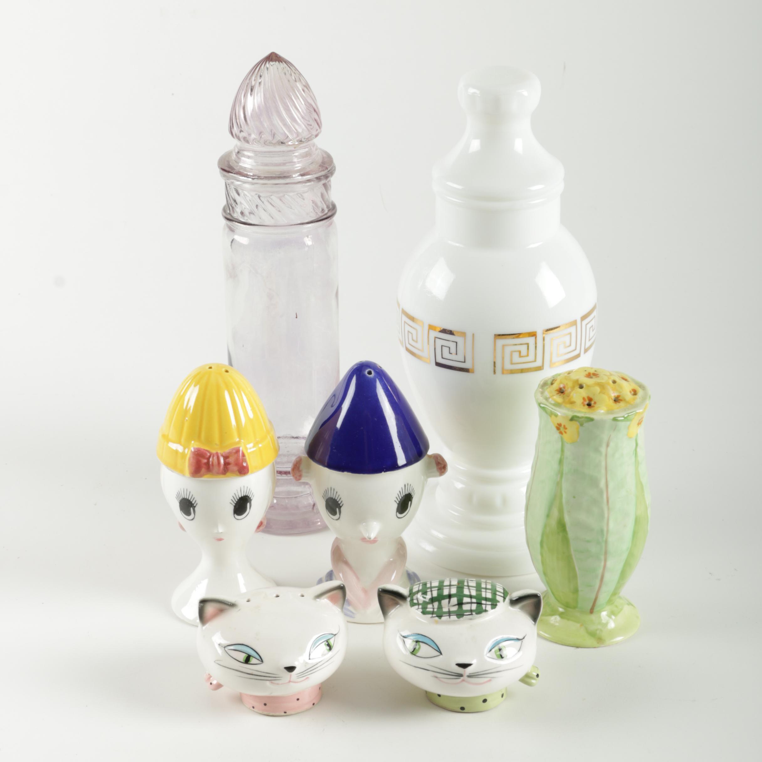 Vintage Ceramic and Glass Decor