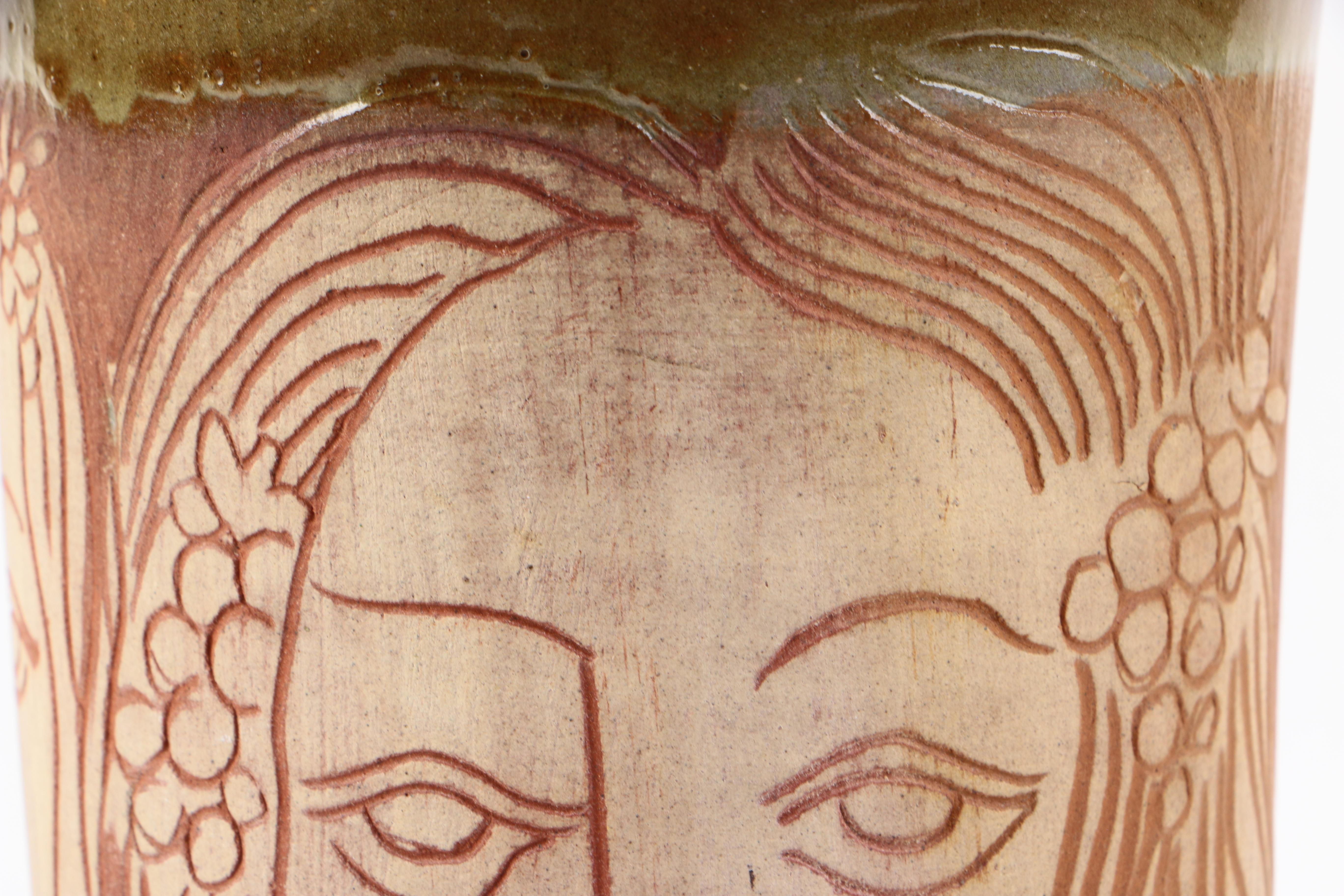 Hand Thrown Stoneware Art Vase