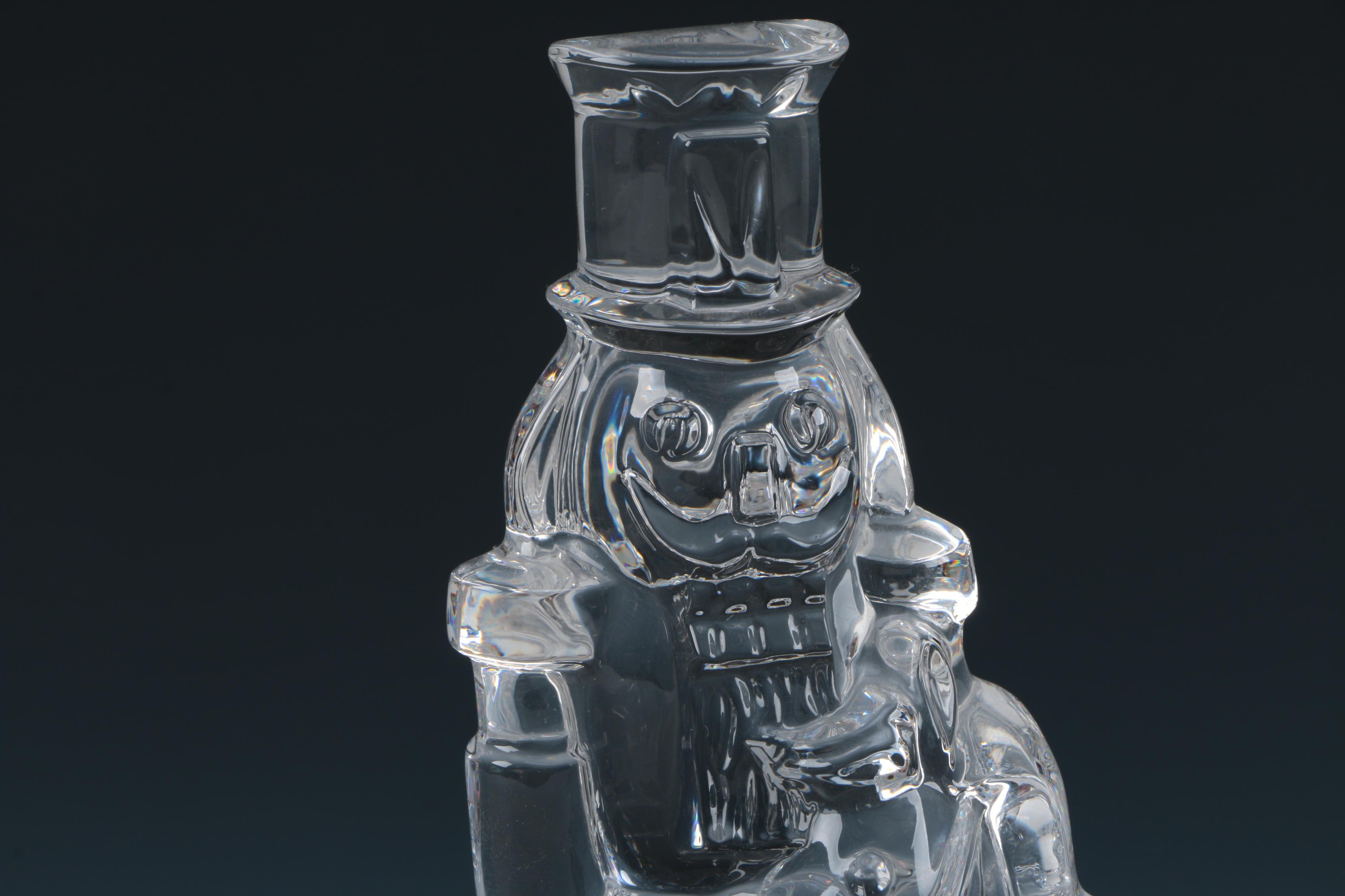 Waterford Crystal Rocking Horse and Nutcracker Figurine