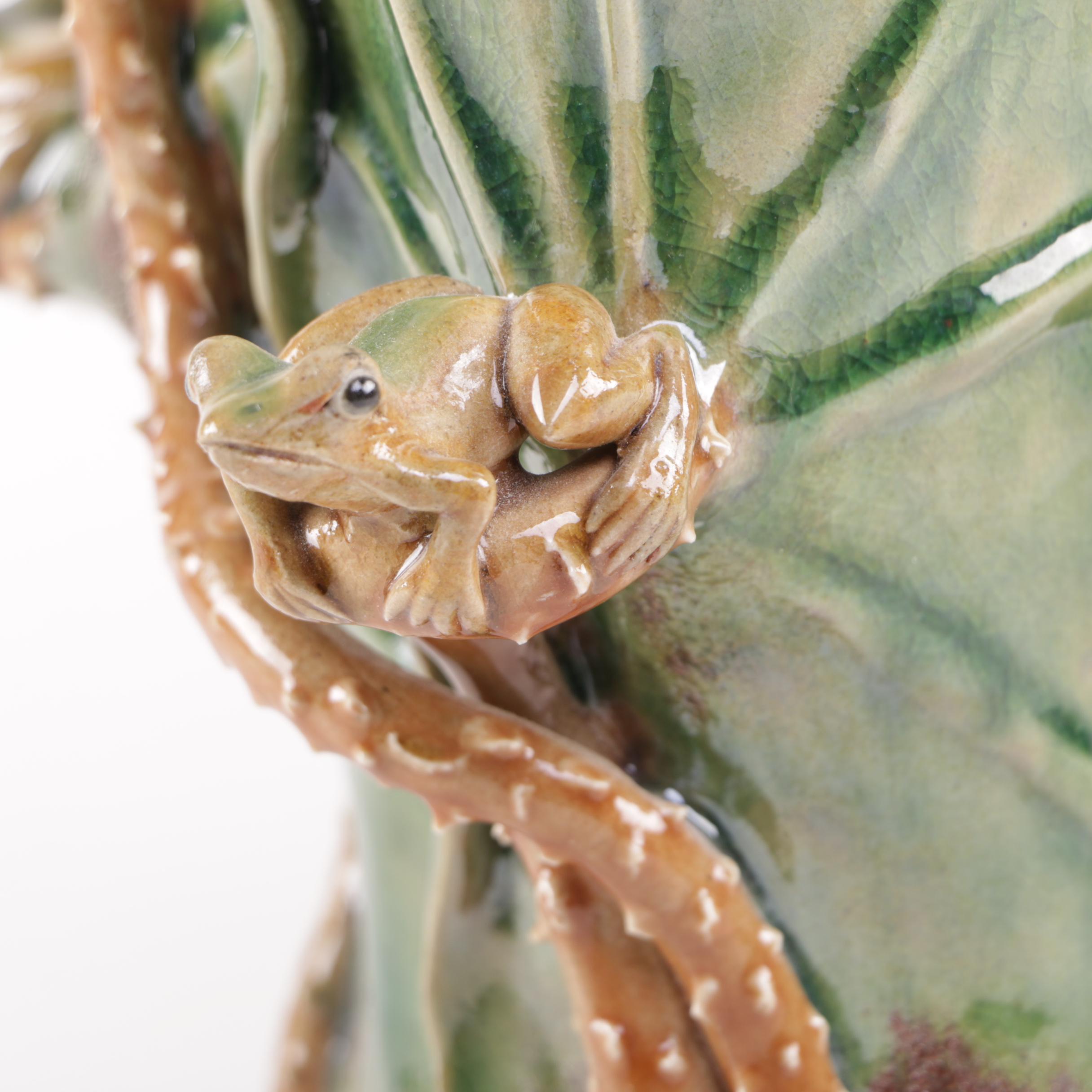 Appliquéd Chinese Ceramic Vase