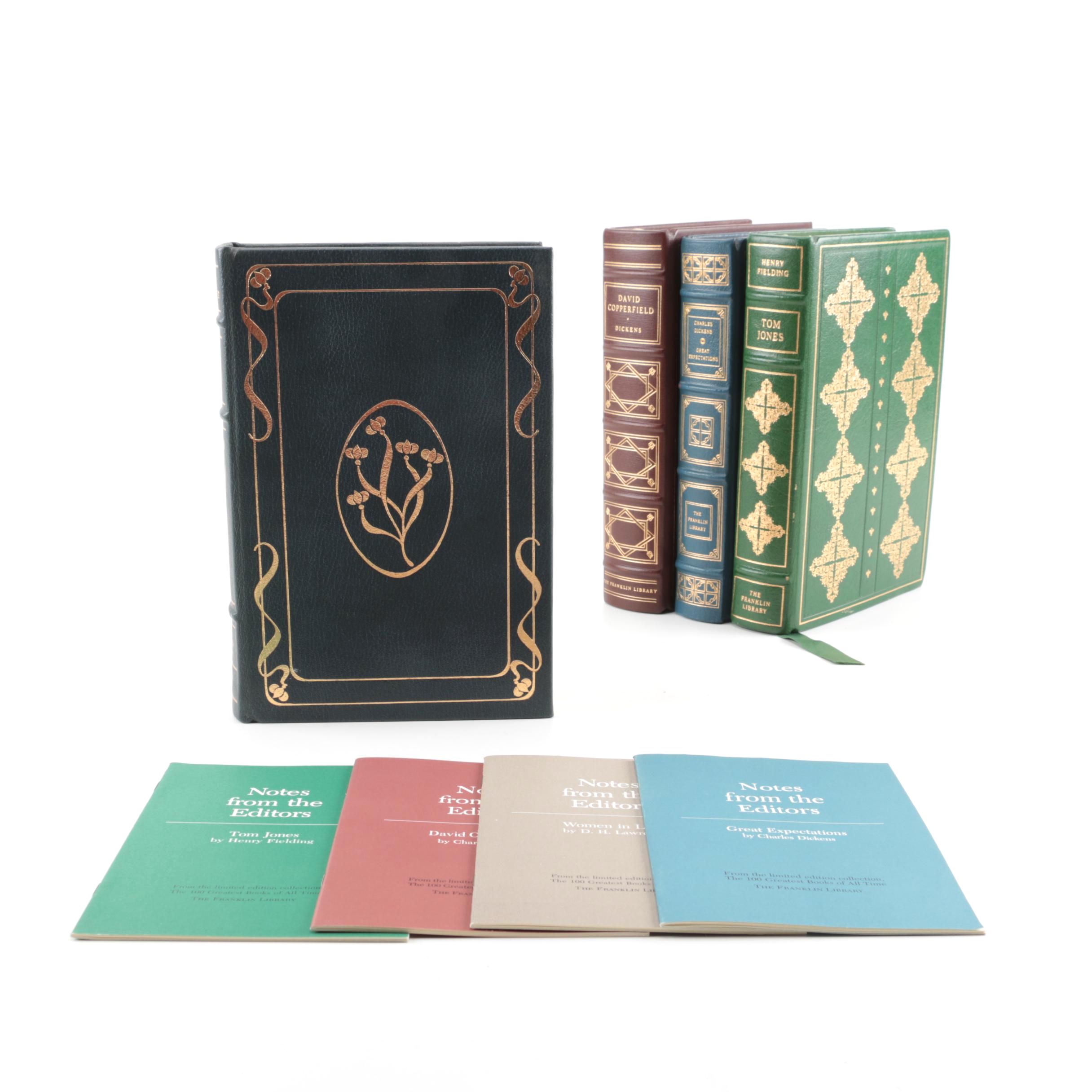 Franklin Library "100 Greatest Books of All Time" Books Including Dickens