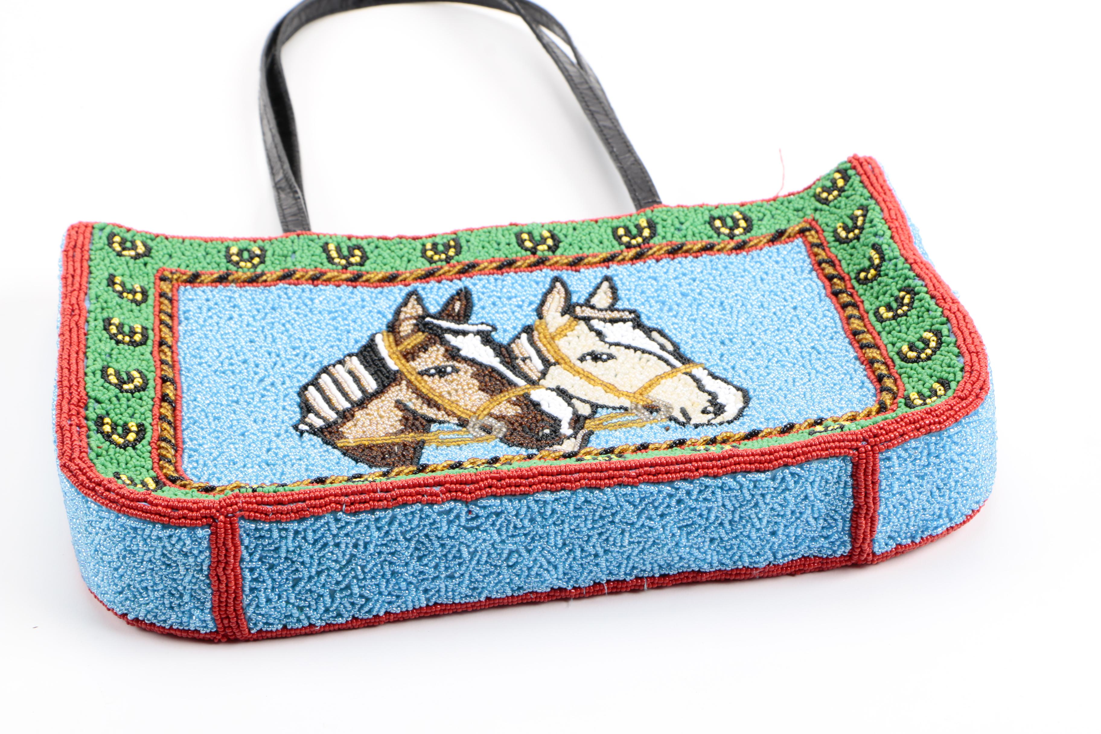 Moschino and Barse Embellished Shoulder Bags