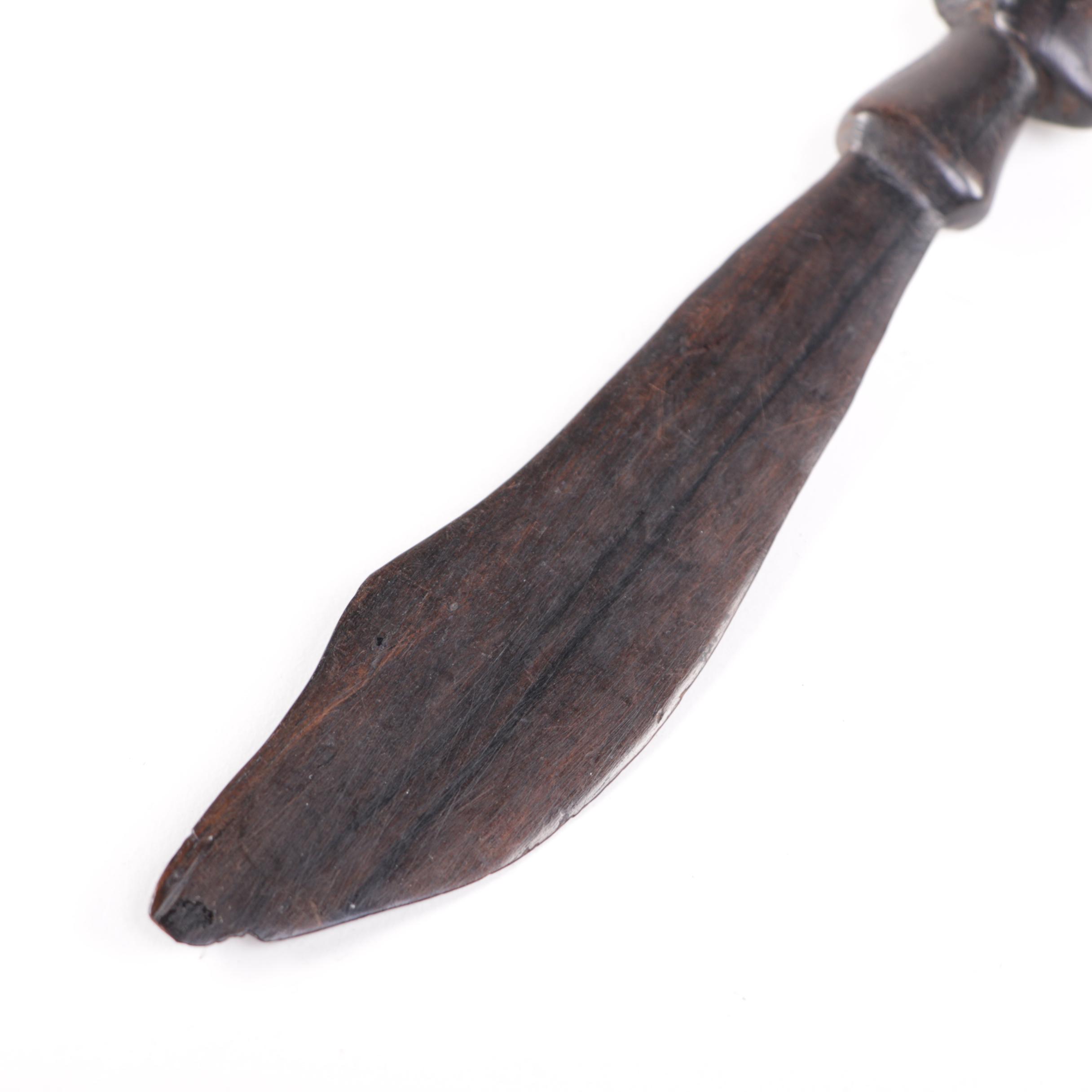 Bird Figurines and Ceremonial Wooden Knife