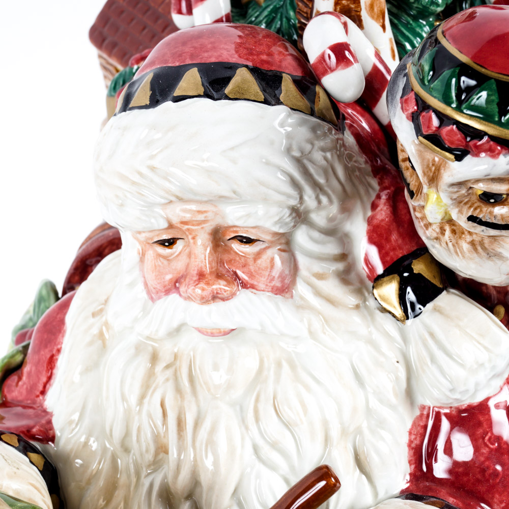 Fitz and Floyd Santa's Sleigh Cookie Jar