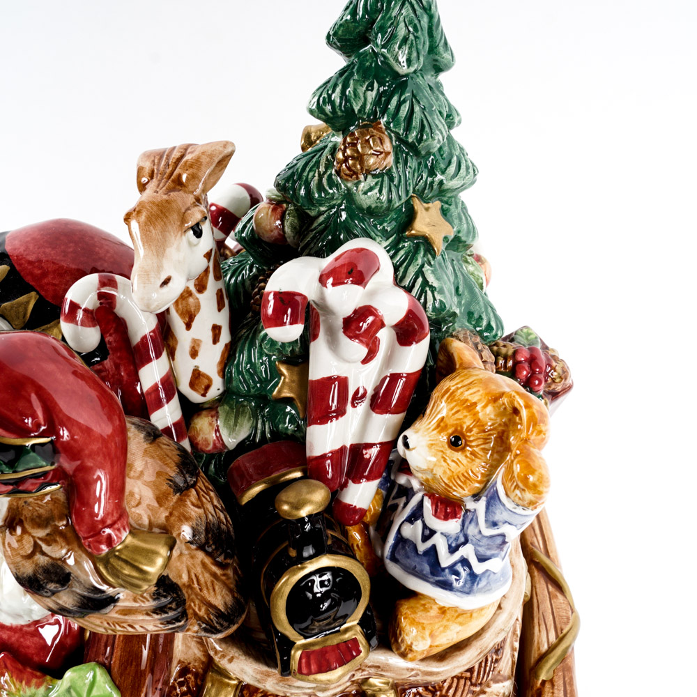 Fitz and Floyd Santa's Sleigh Cookie Jar