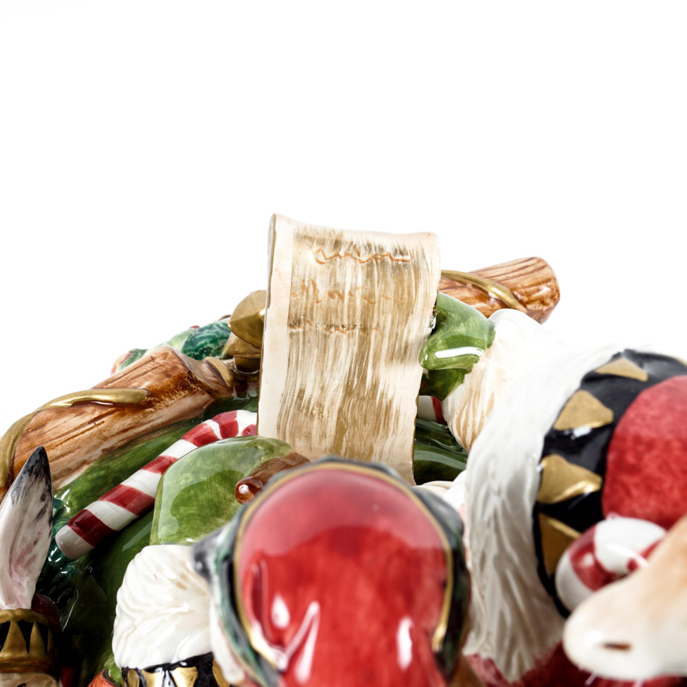 Fitz and Floyd Santa's Sleigh Cookie Jar