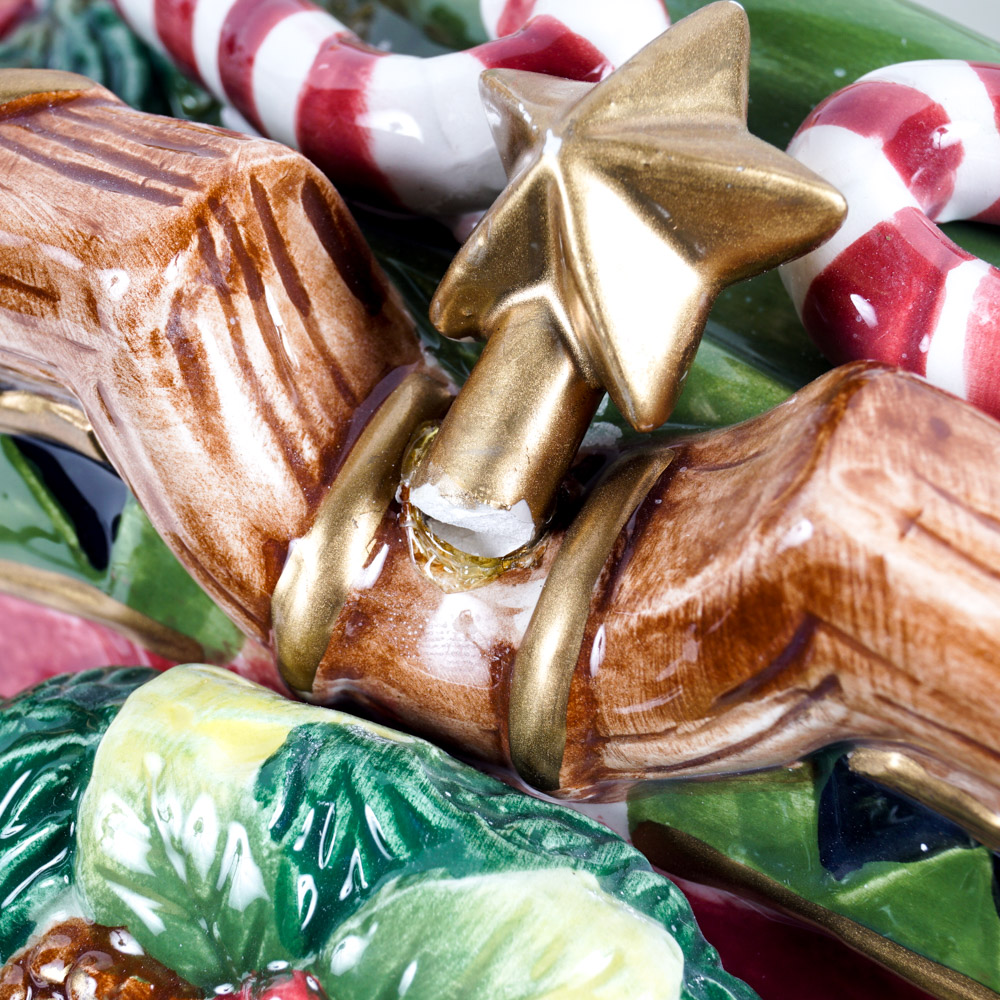 Fitz and Floyd Santa's Sleigh Cookie Jar