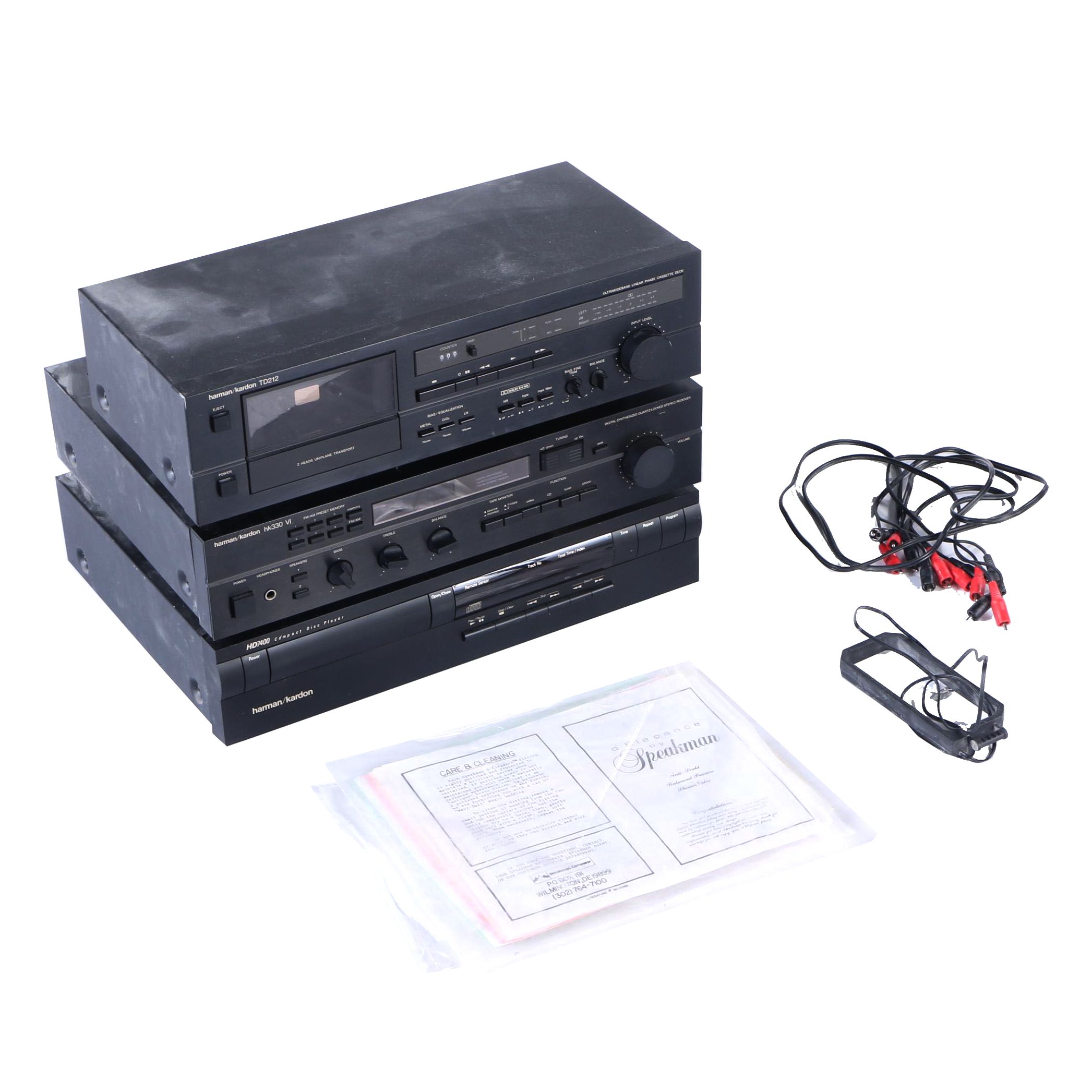 Harman/Kardon Receiver, CD Player and Cassette Player