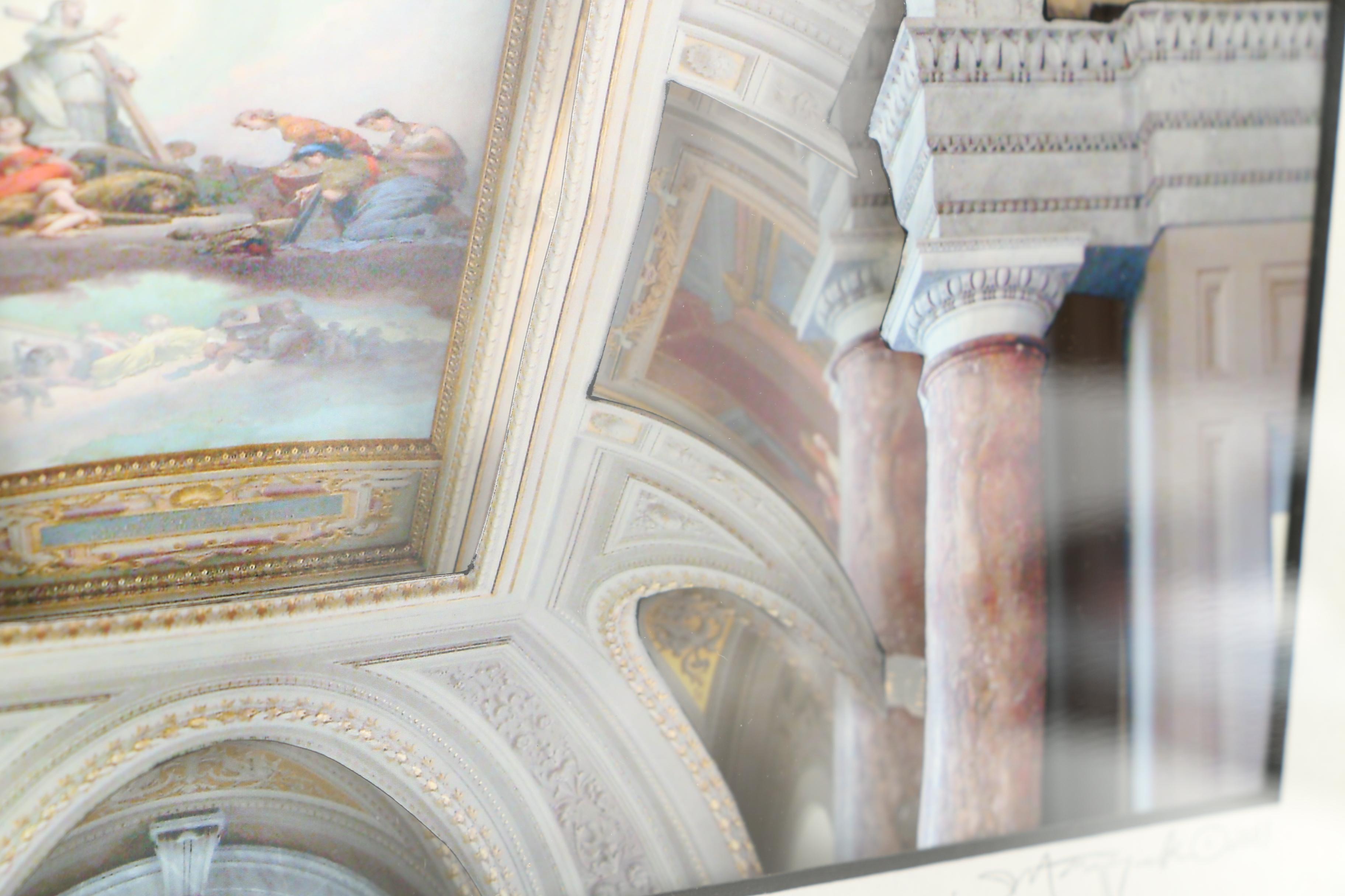 Signed Giclee 3-D Collage "Rome, Italy"