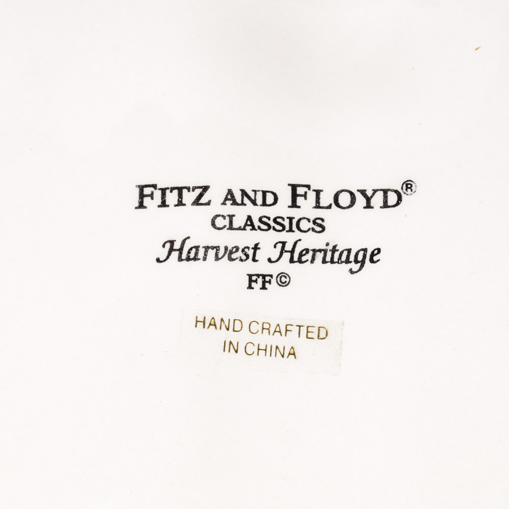 Fitz and Floyd Harvest Themed Ceramics
