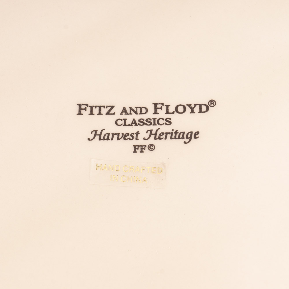 Fitz and Floyd Harvest Themed Ceramics
