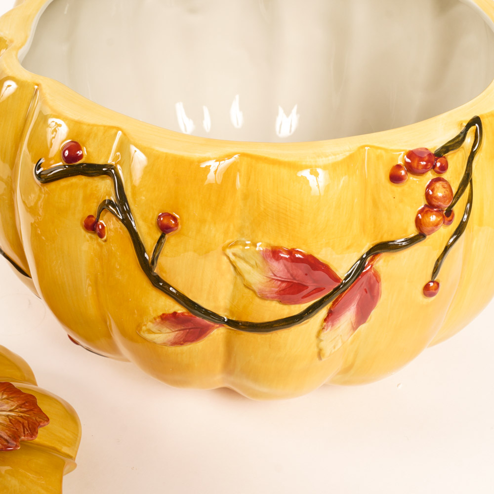 Fitz and Floyd Harvest Themed Ceramics