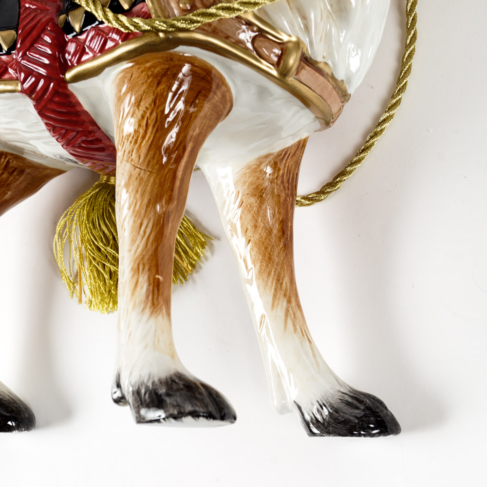 Fitz and Floyd Reindeer Taper Candle Holders