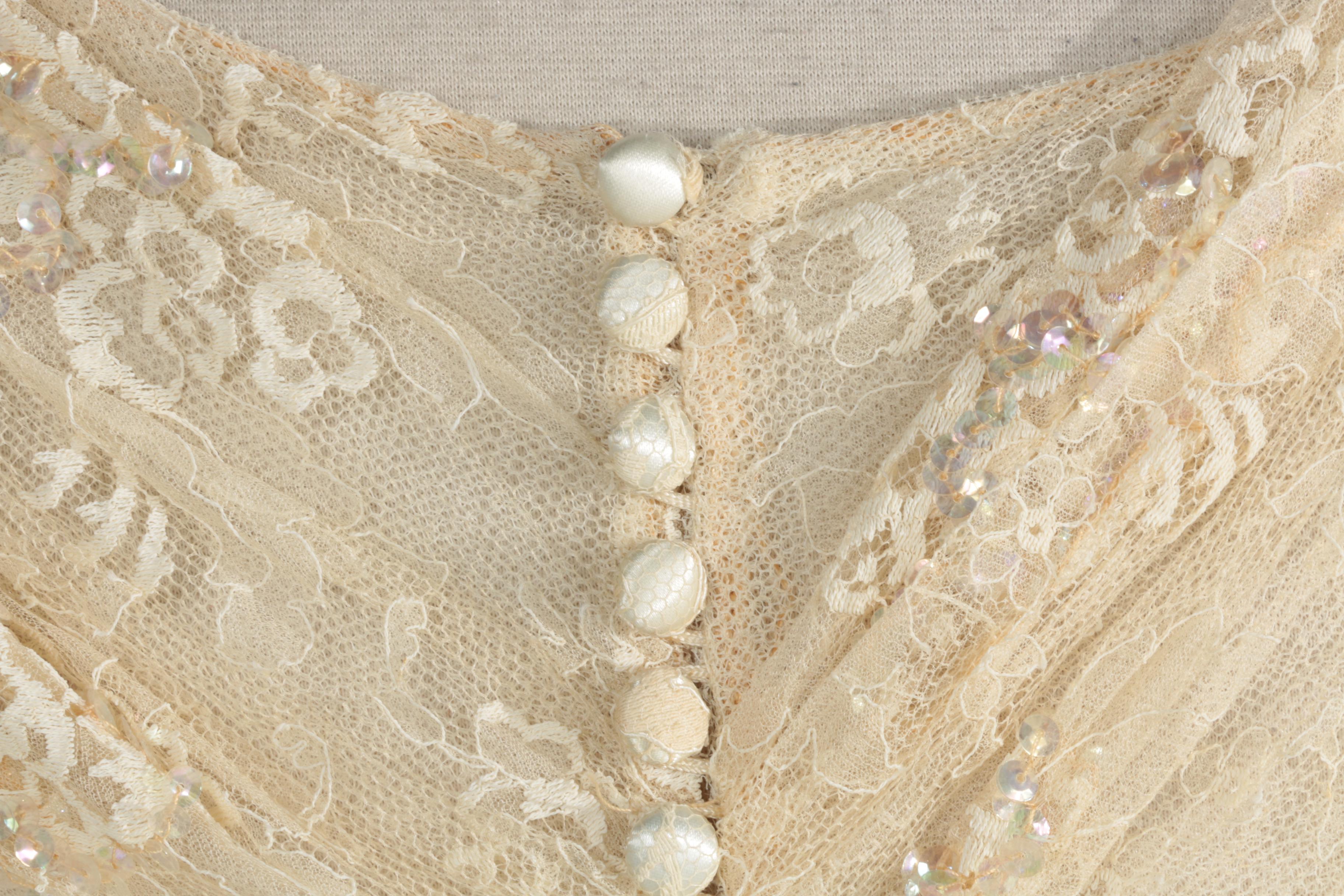 Circa 1950s Vintage Wedding Dress