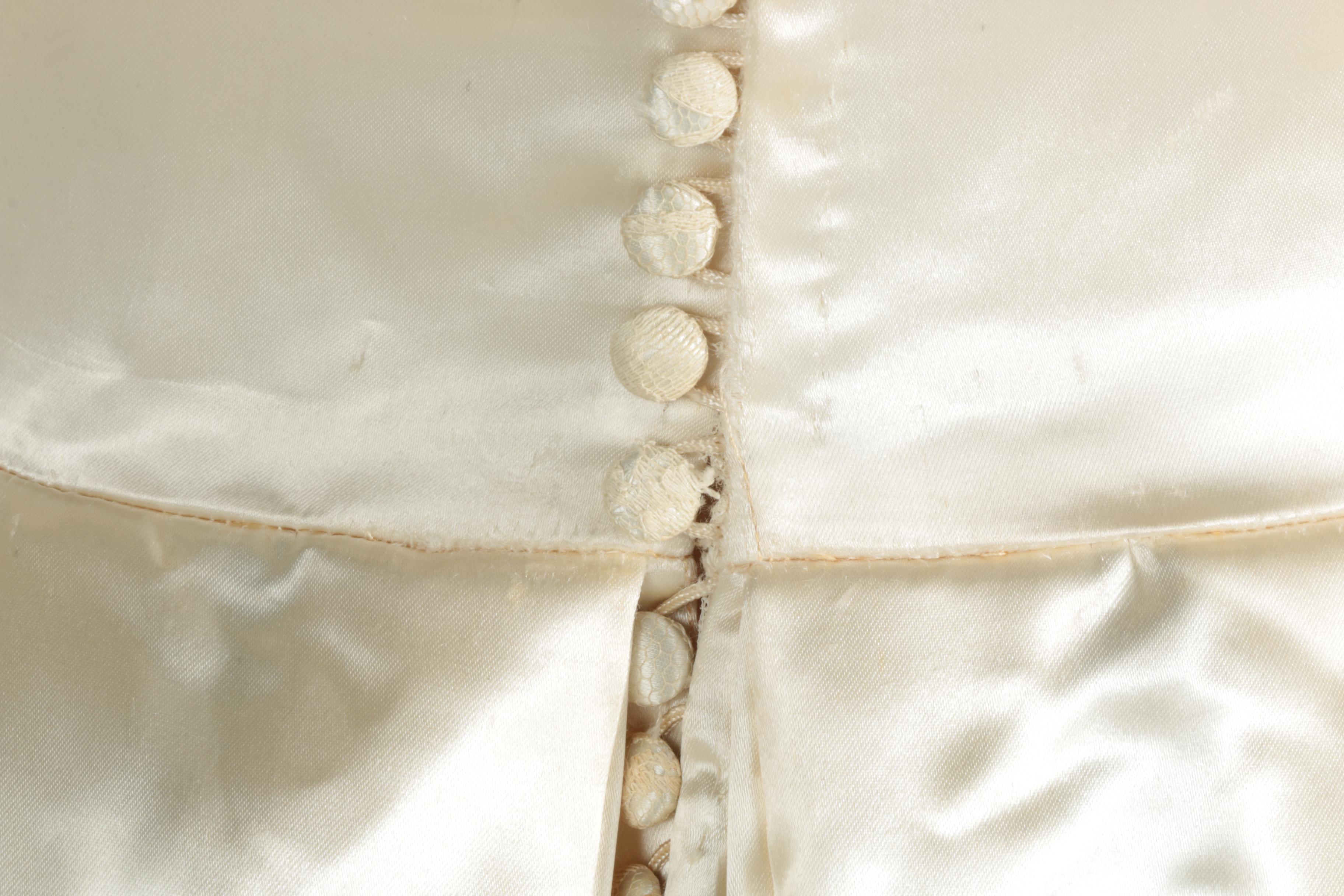 Circa 1950s Vintage Wedding Dress